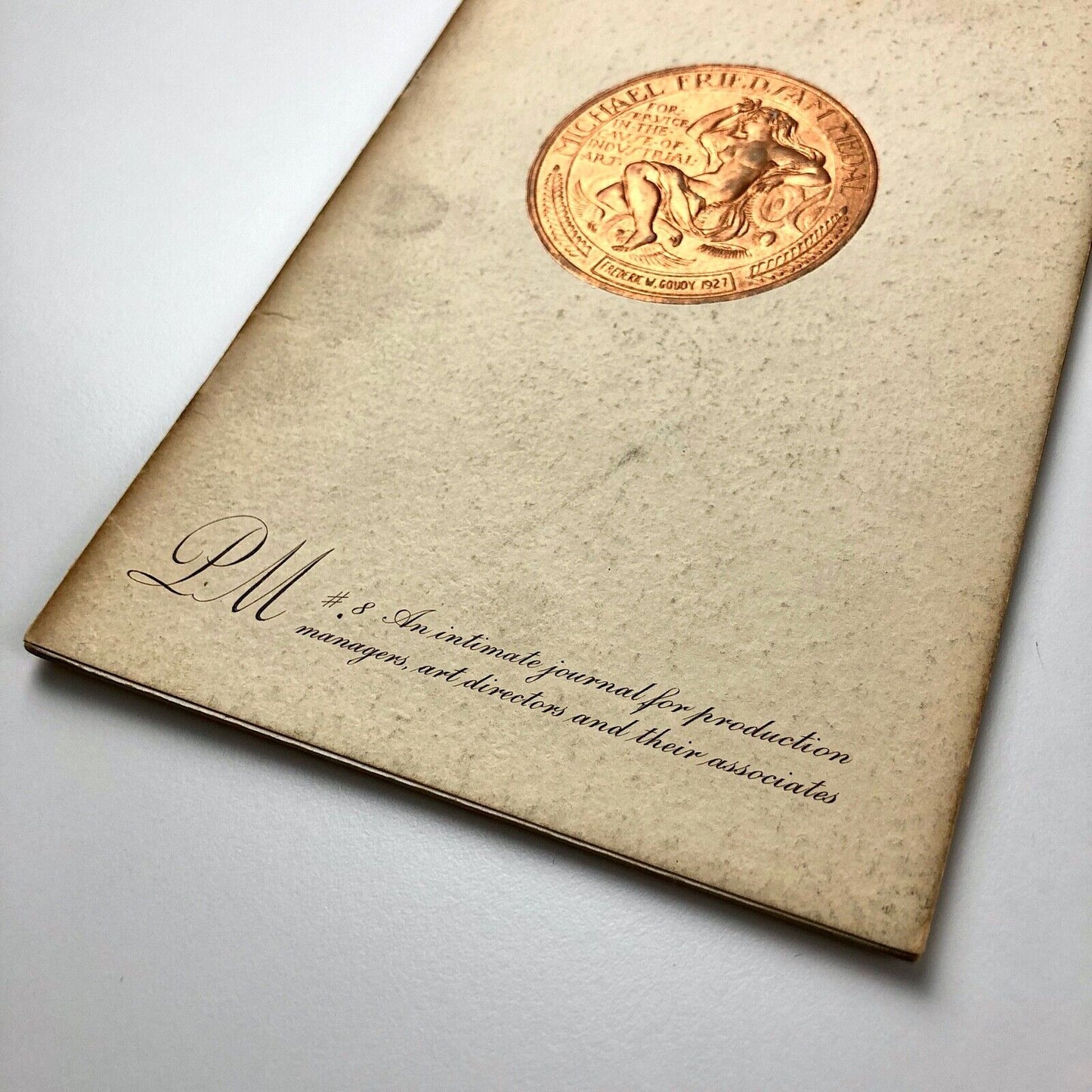 PM issue number 8 | Journal for Production Managers | F. W. Goudy | April 1935