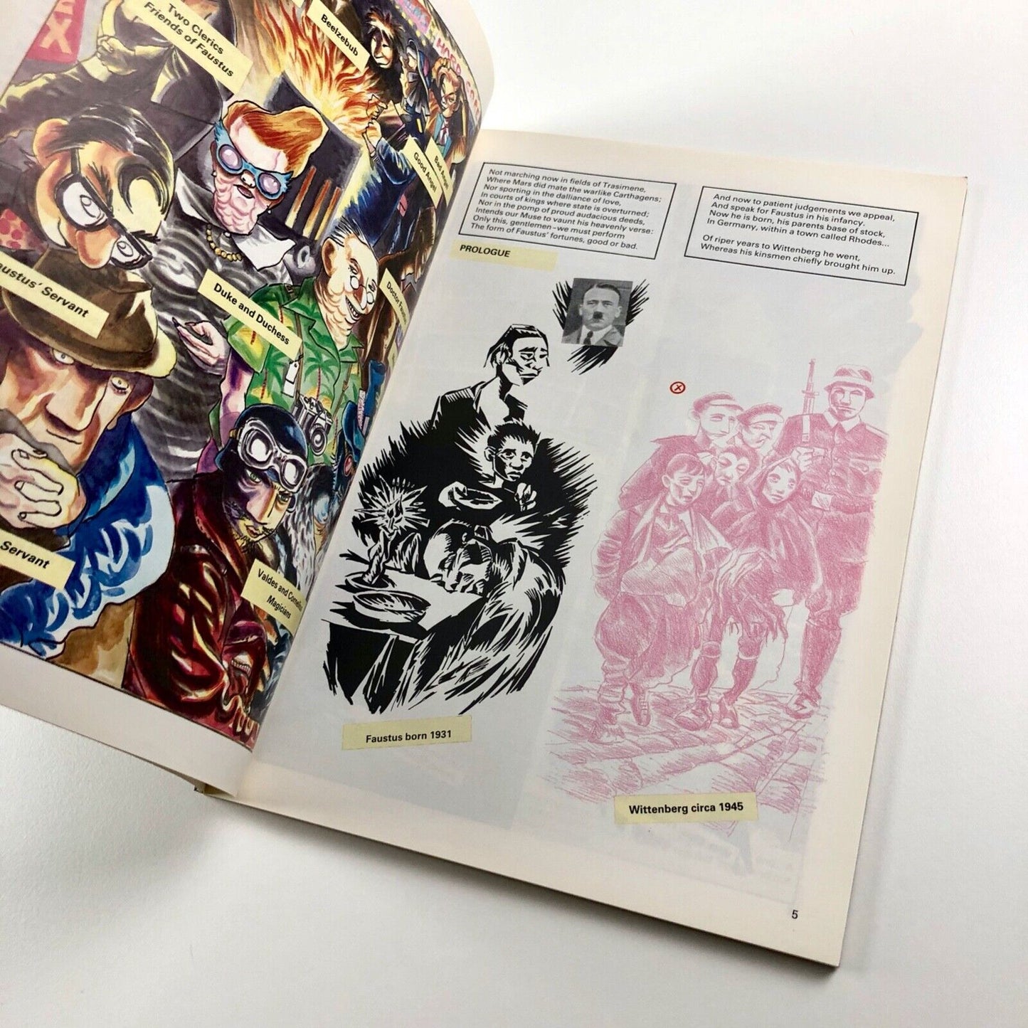 Dr Faustus illustrated by Oscar Zarate | Marlowe | Abacus / Sphere, 1986