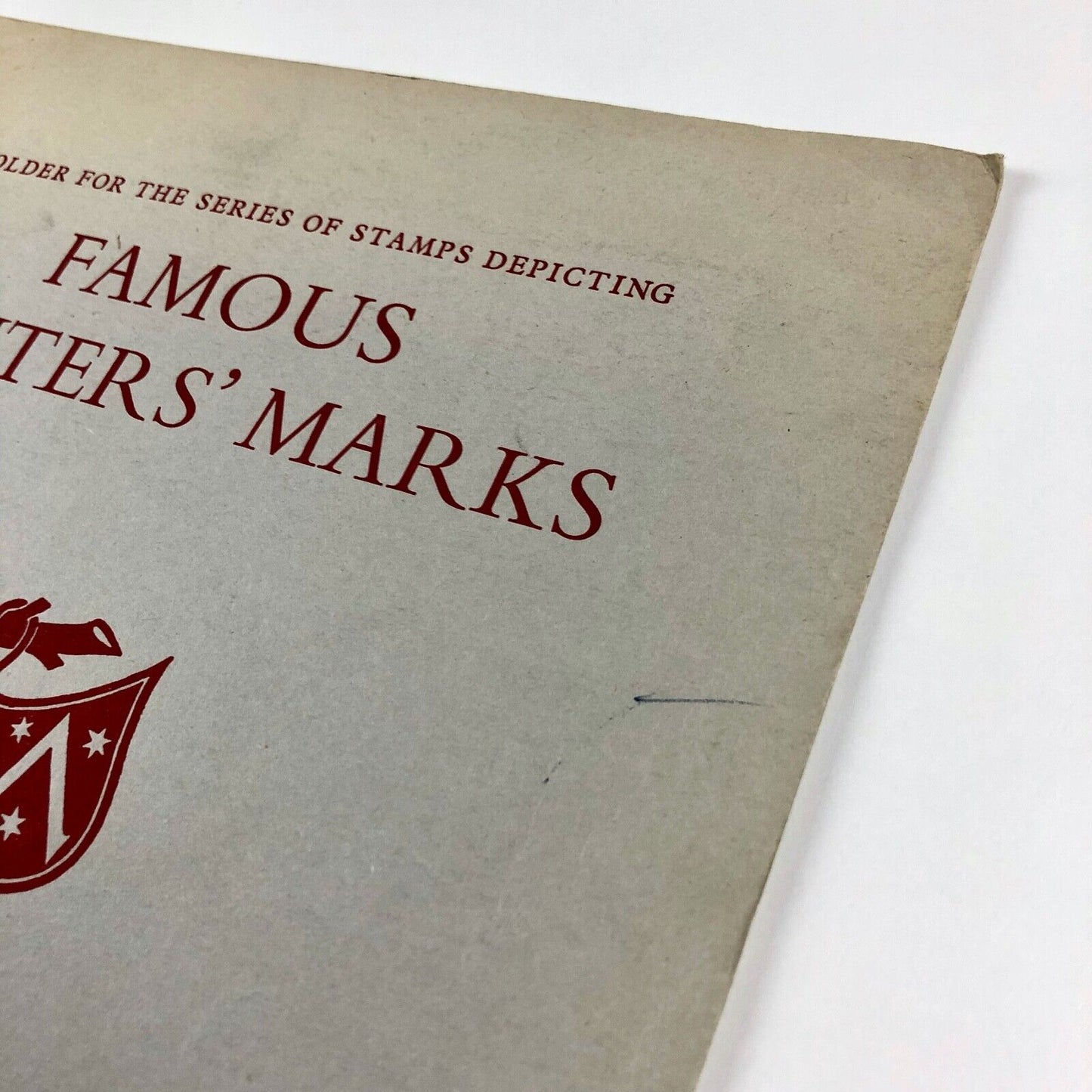 Famous Printers' Marks: folder for the series of stamps | W.P. Griffiths & Sons