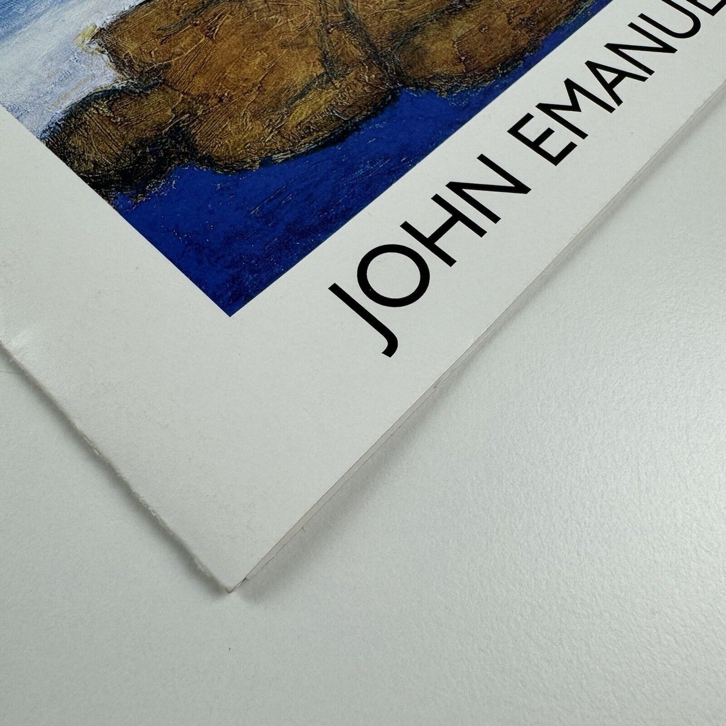 John Emanuel exhibition – folded card | Montpelier Sandelson London, 1998
