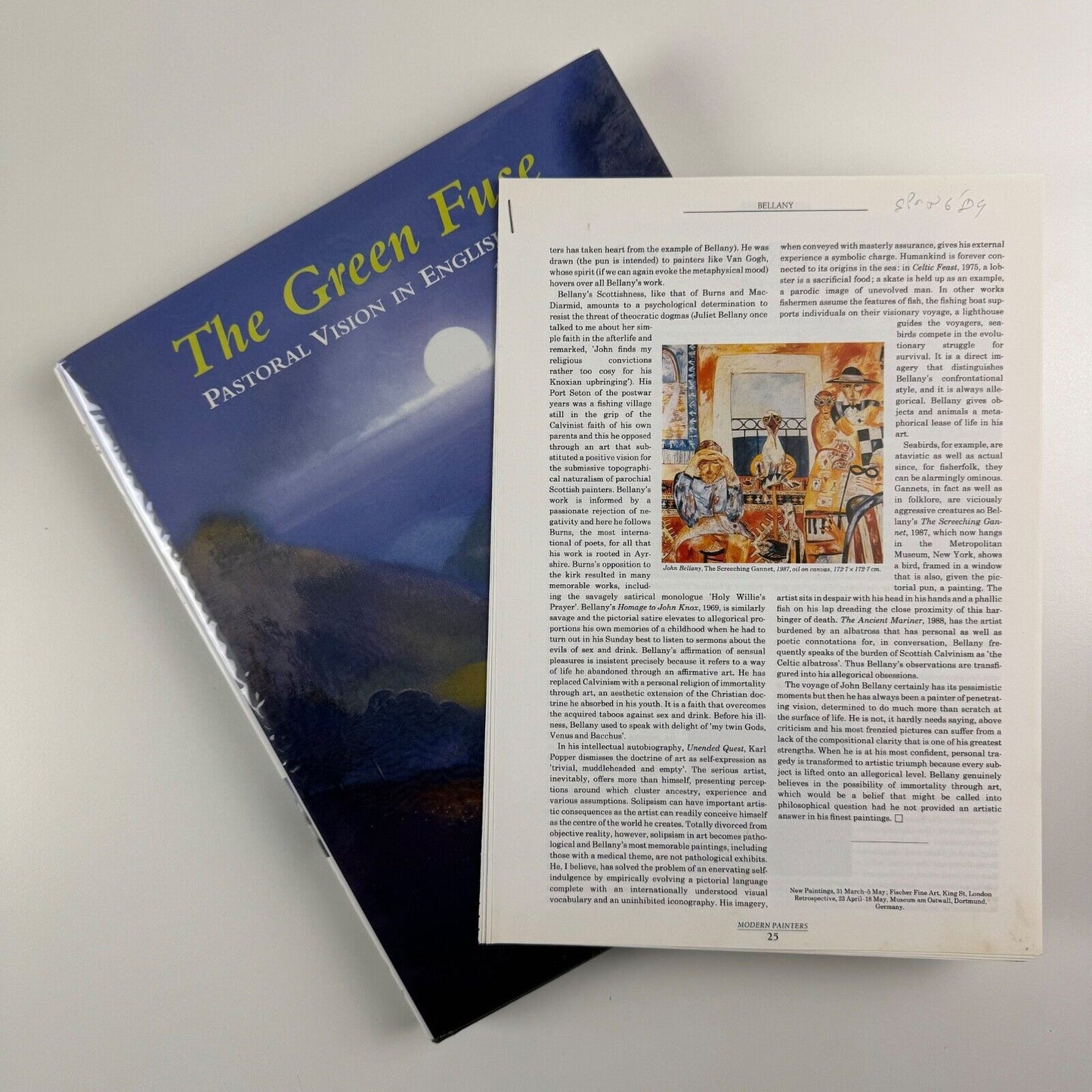 The Green Fuse. Pastoral Vision in English Art 1820-2000 by Jerrold Northorp Moore | Antique Collectors Club, 2007