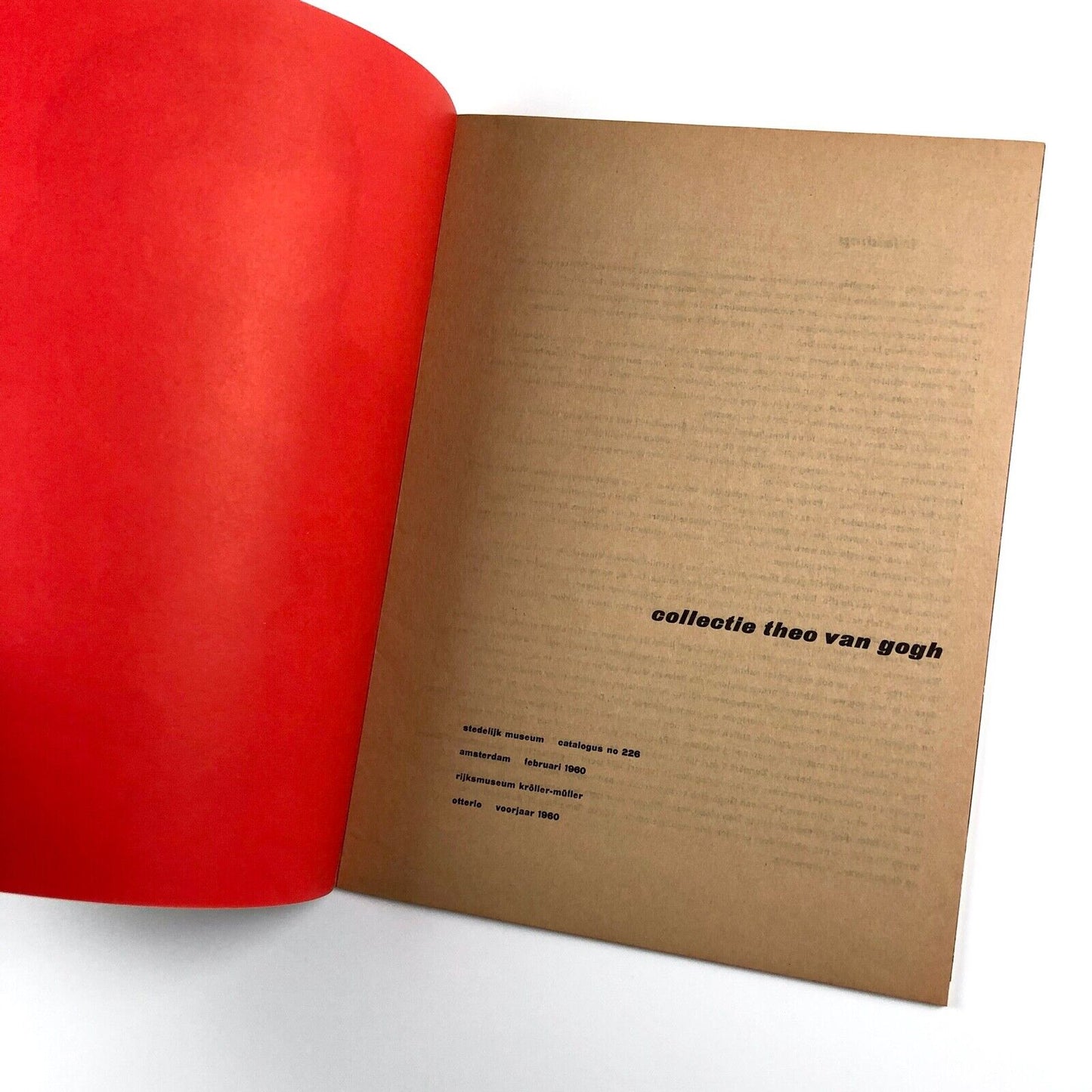 Collectie Theo Van Gogh | Stedelijk Museum catalogue | Cat. no. 226, 1960