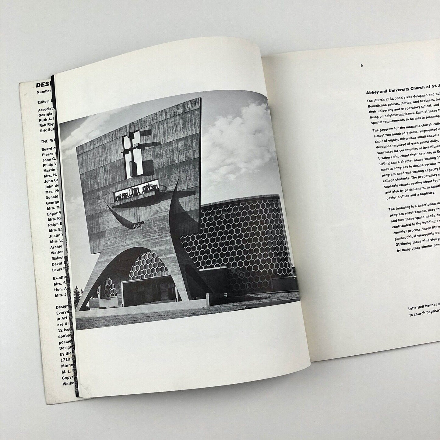Design Quarterly Number 53, 1961 | Marcel Breuer, The Buildings at St. John’s Abbey