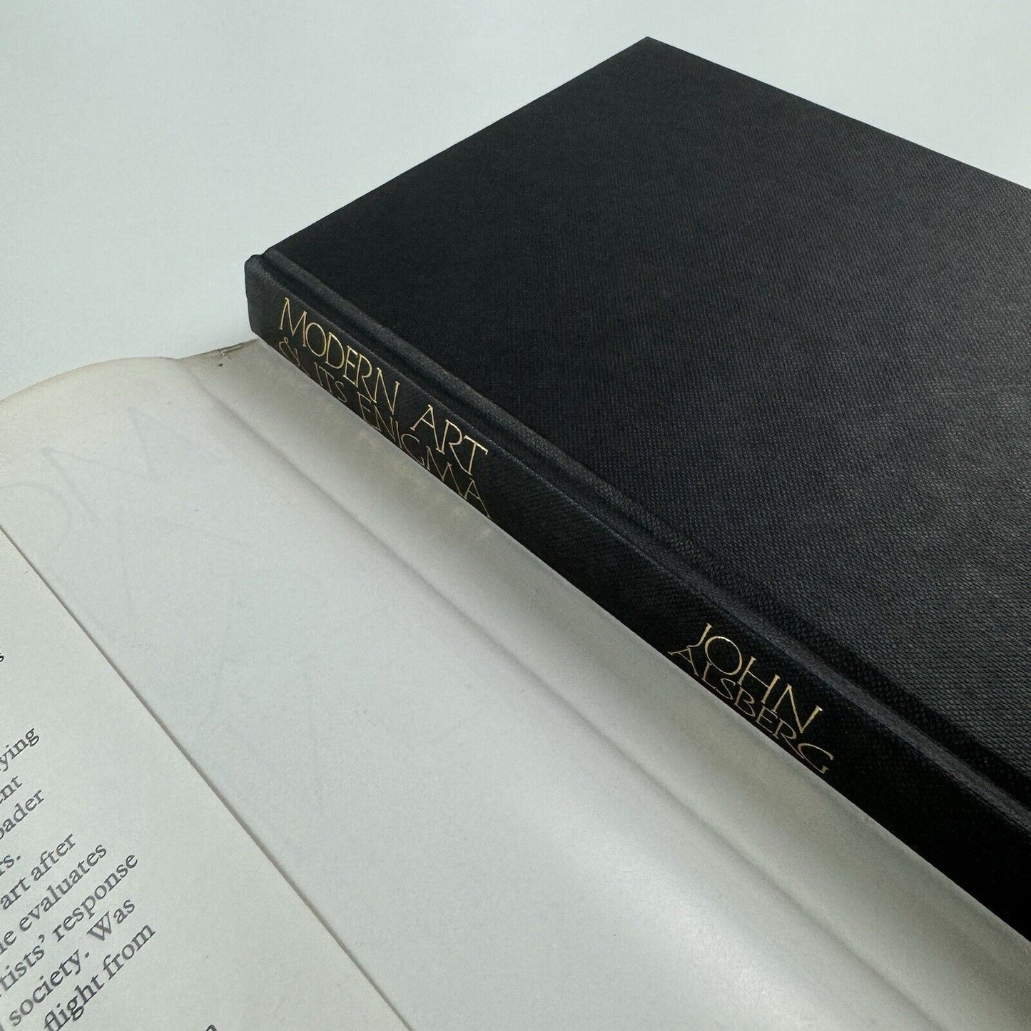 Modern Art & its Enigma. Art theories from 1800-1950 by John Alsberg | Weidenfeld Nicolson, 1983 | Hardback