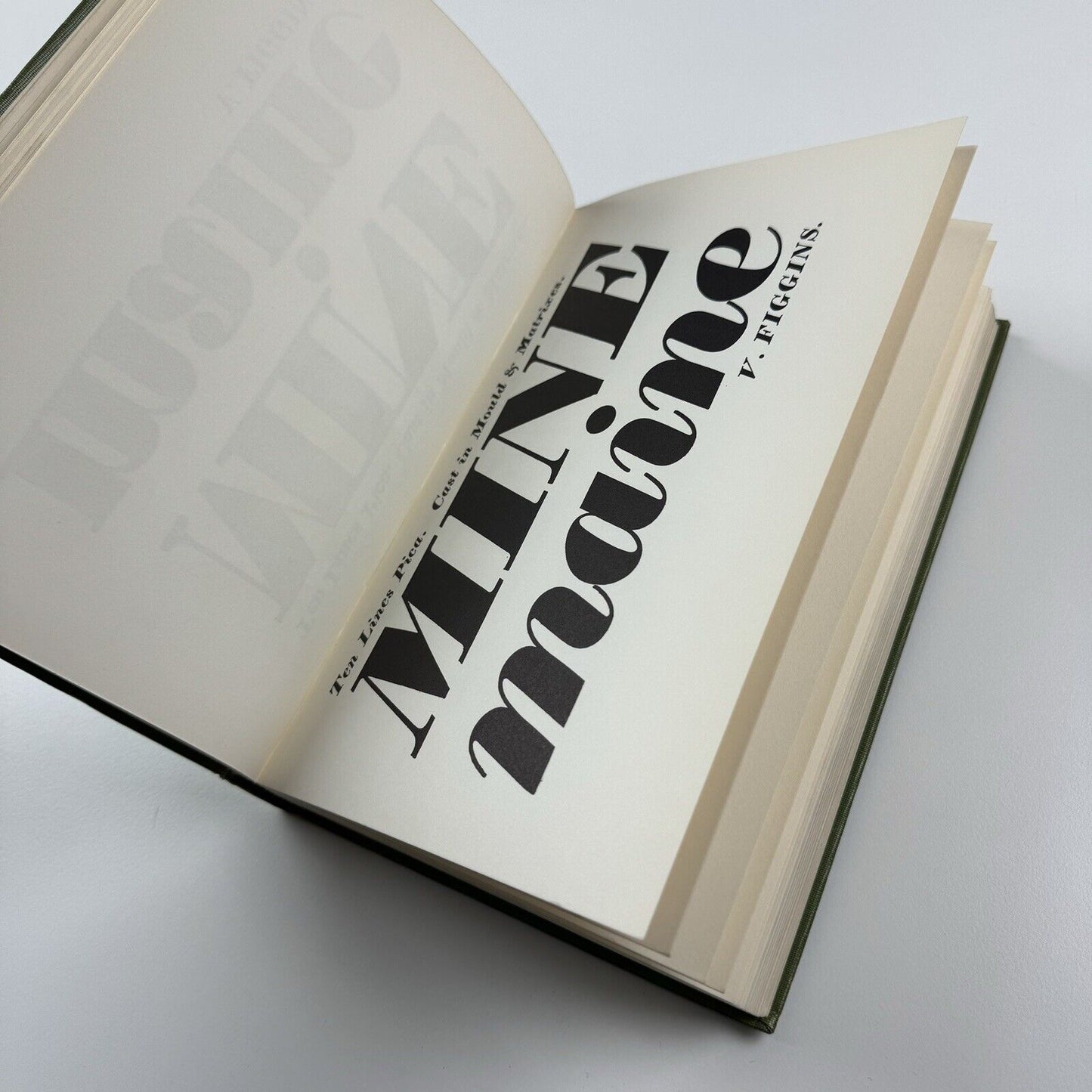 Vincent Figgins Type Specimens 1801 and 1815 edited Berthold Wolpe | The Printing Historical Society, St Bride Institute, 1967 | ex-library Westminster Libraries