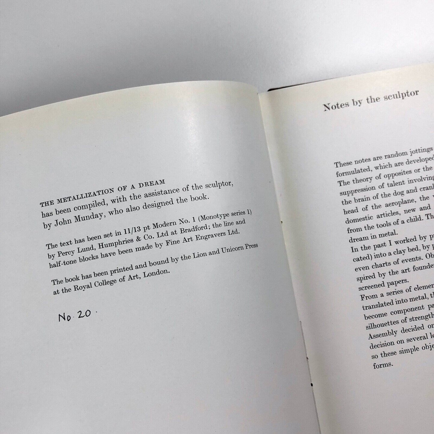 Eduardo Paolozzi. The Metallization of a Dream | John Munday, 1963 | Limited edition