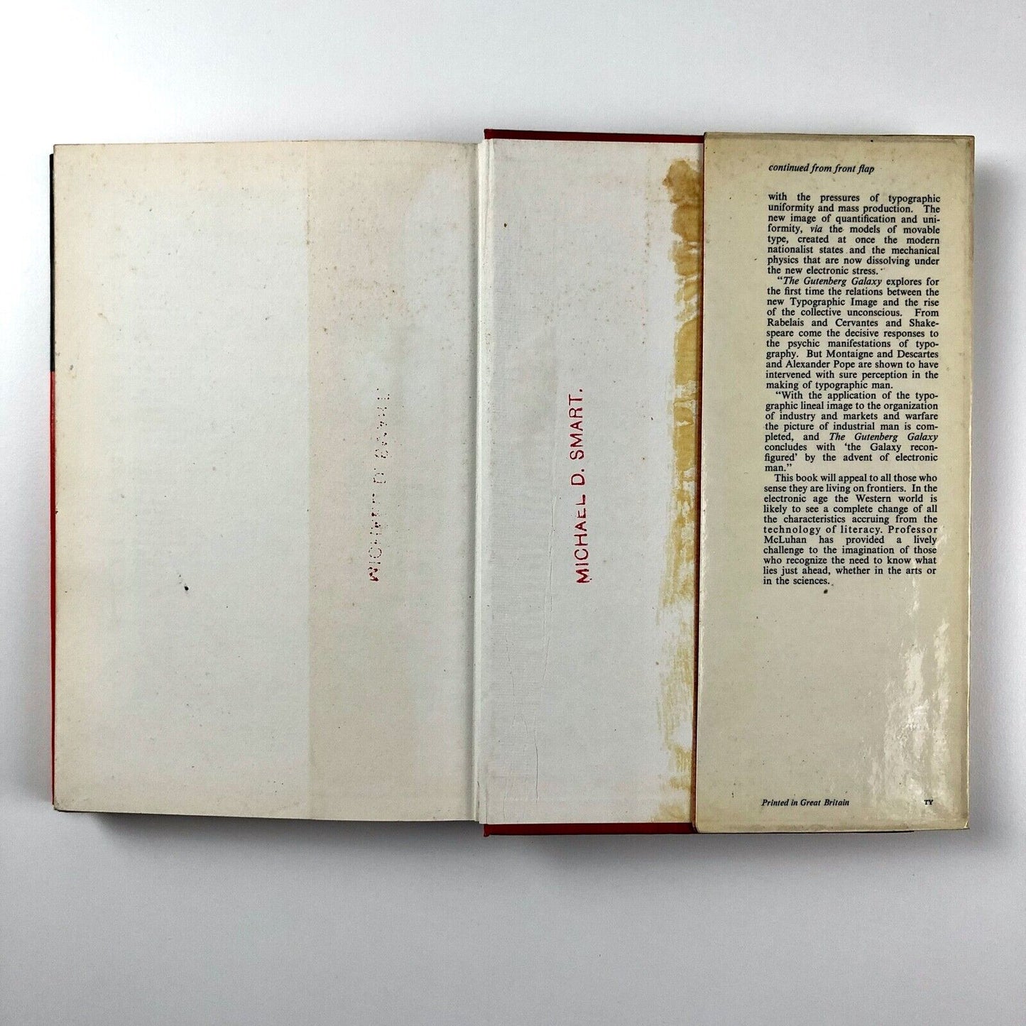 The Gutenberg Galaxy. The Making of Typographic Man | Marshall McLuhan | 1967