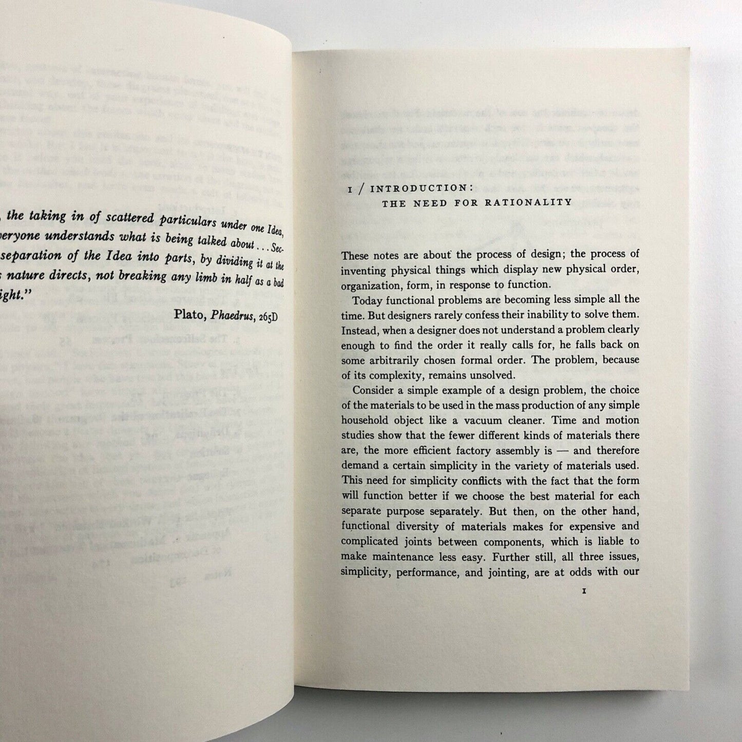 Notes on the Synthesis of Form by Christopher Alexander | Harvard