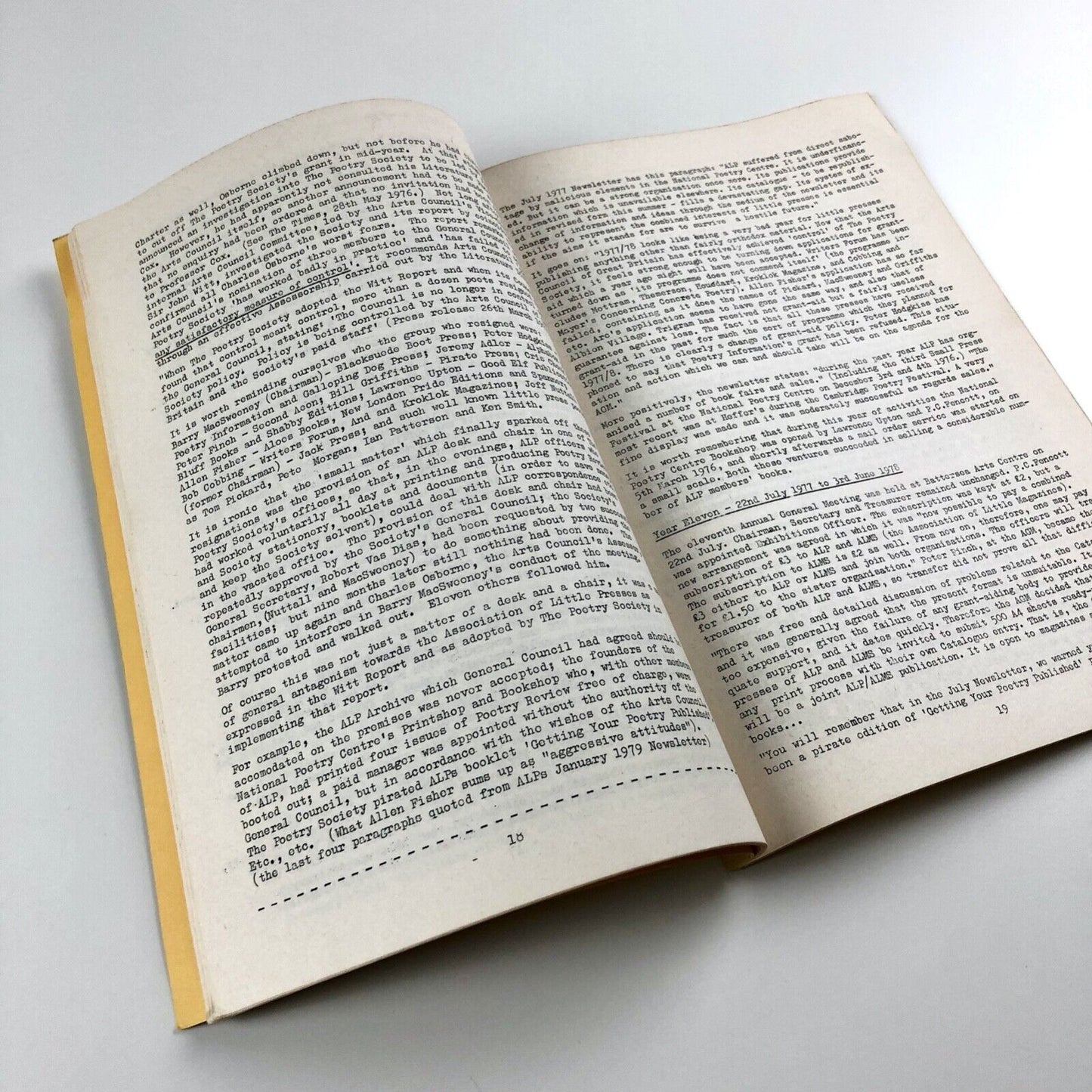 Association of Little Presses journal | Poetry and Little Press Information | Issue no. 5, July 1981