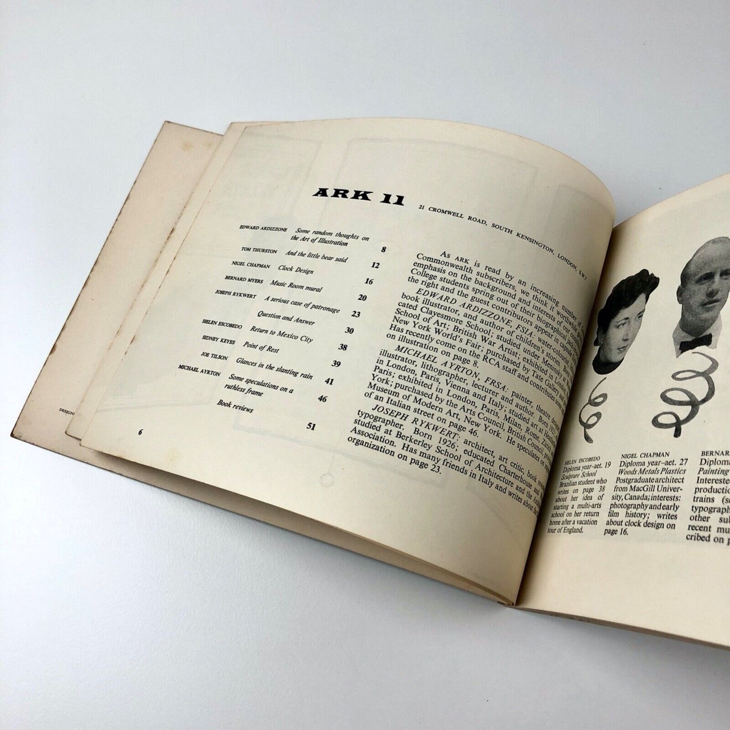 ARK 11 The Journal of the Royal College of Art Summer issue 1954