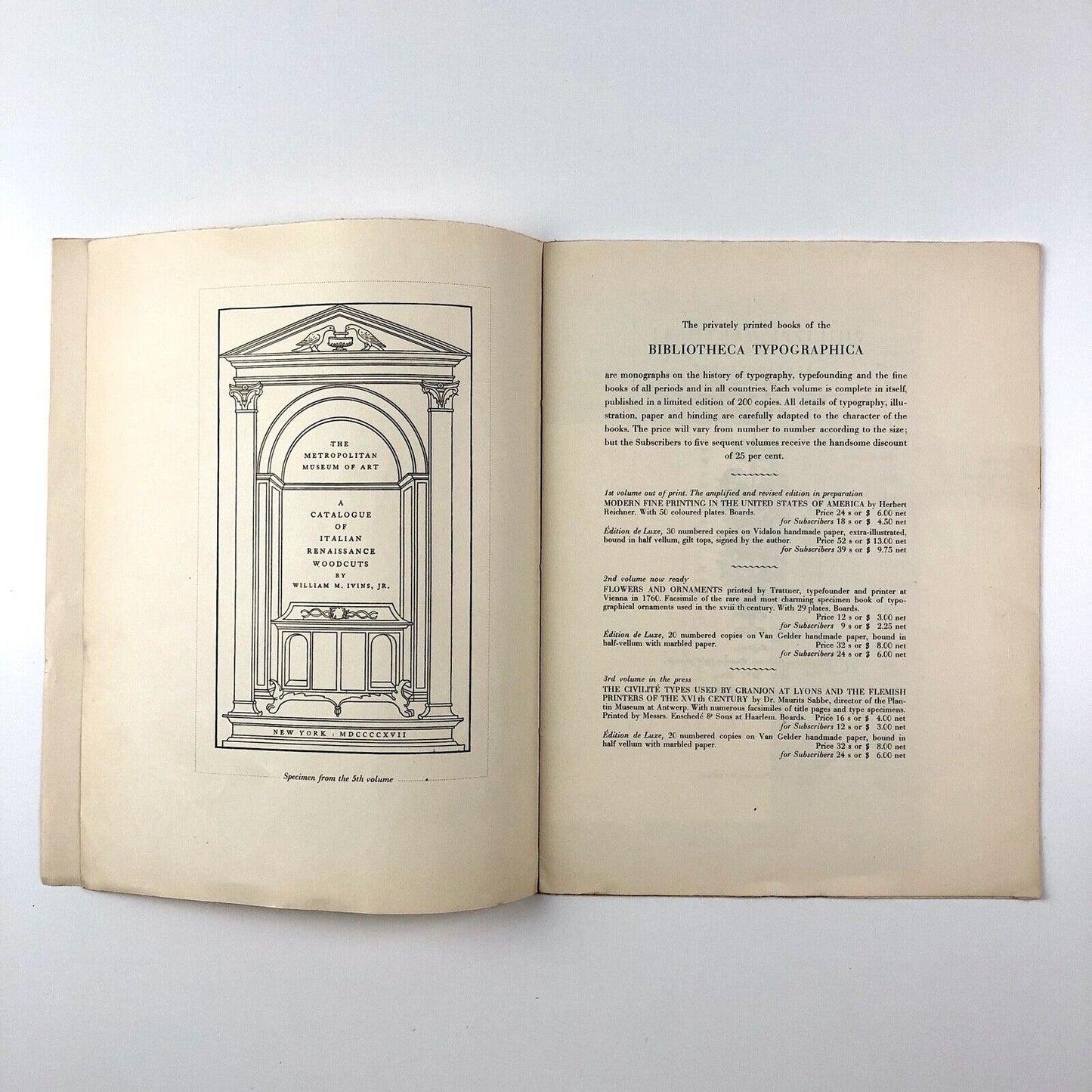 The Indispensable Books for Collectors of Fine Printing | Bibliotheca Typographica