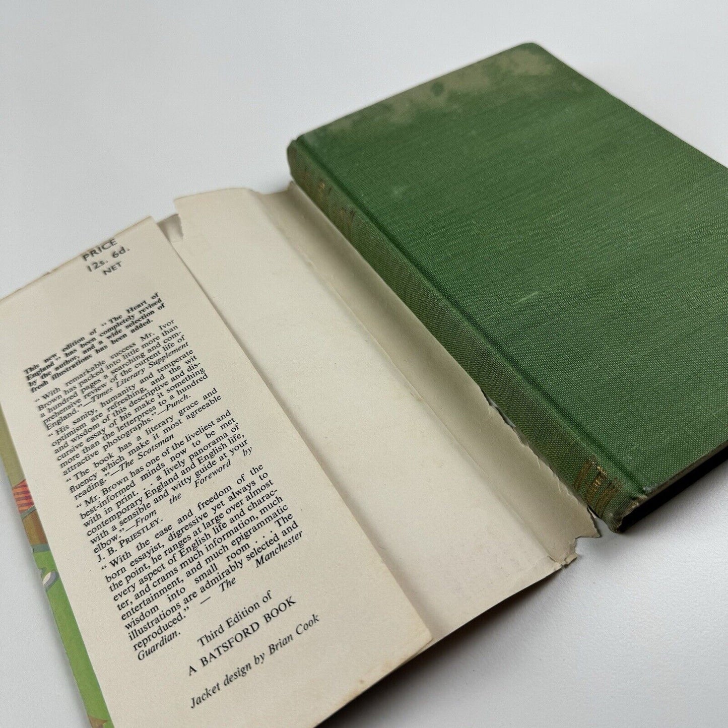 The Heart of England by Ivor Brown | Batsford, third edition 1951 Brian Cook D/J