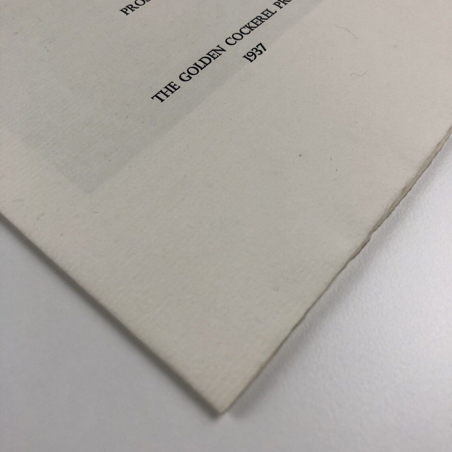 Prospectus leaflet – Goat Green or The Better Gift, Gwenda Morgan | Golden Cockerel Press, 1937