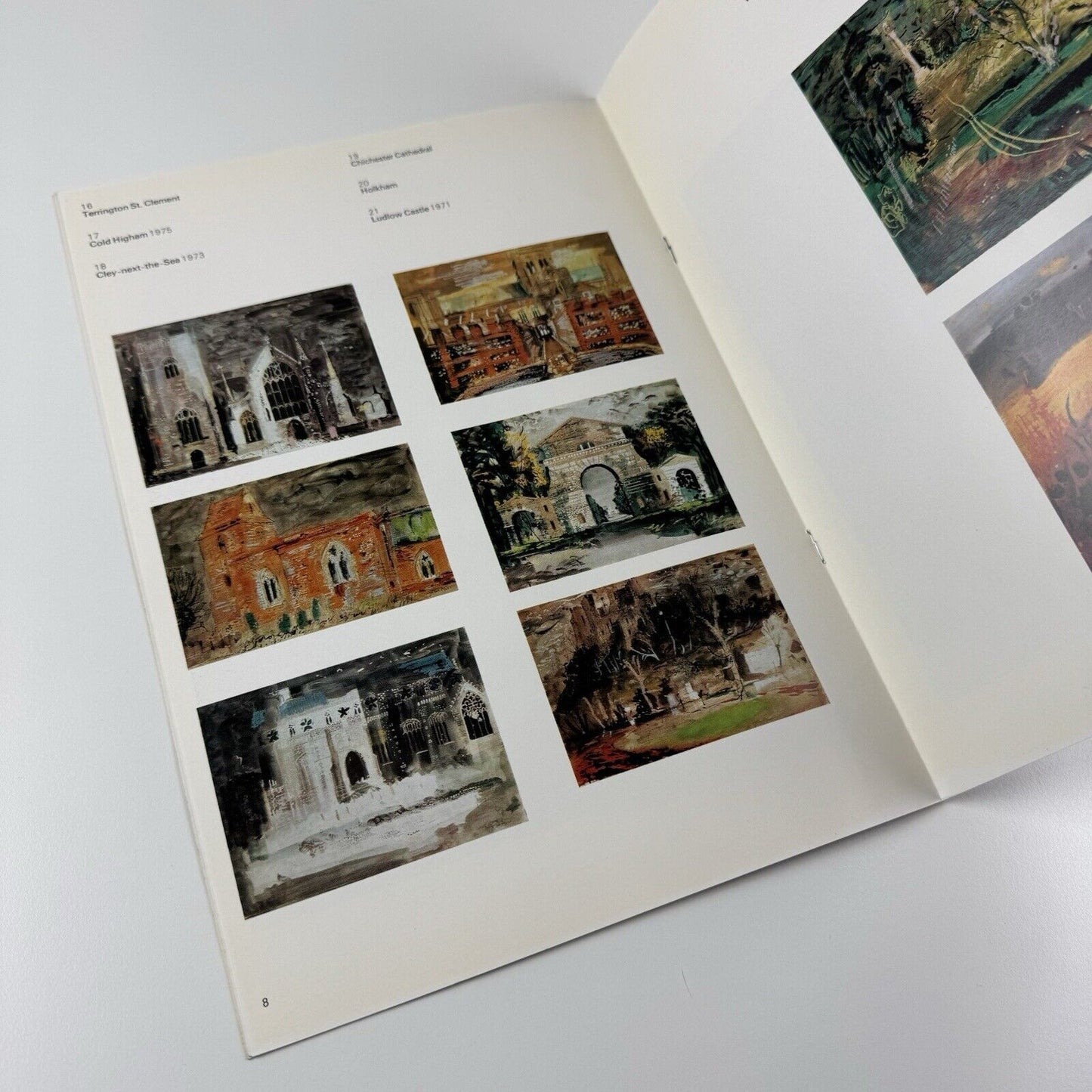 John Piper | Marlborough Fine Art September and October 1975 | Gordon House design