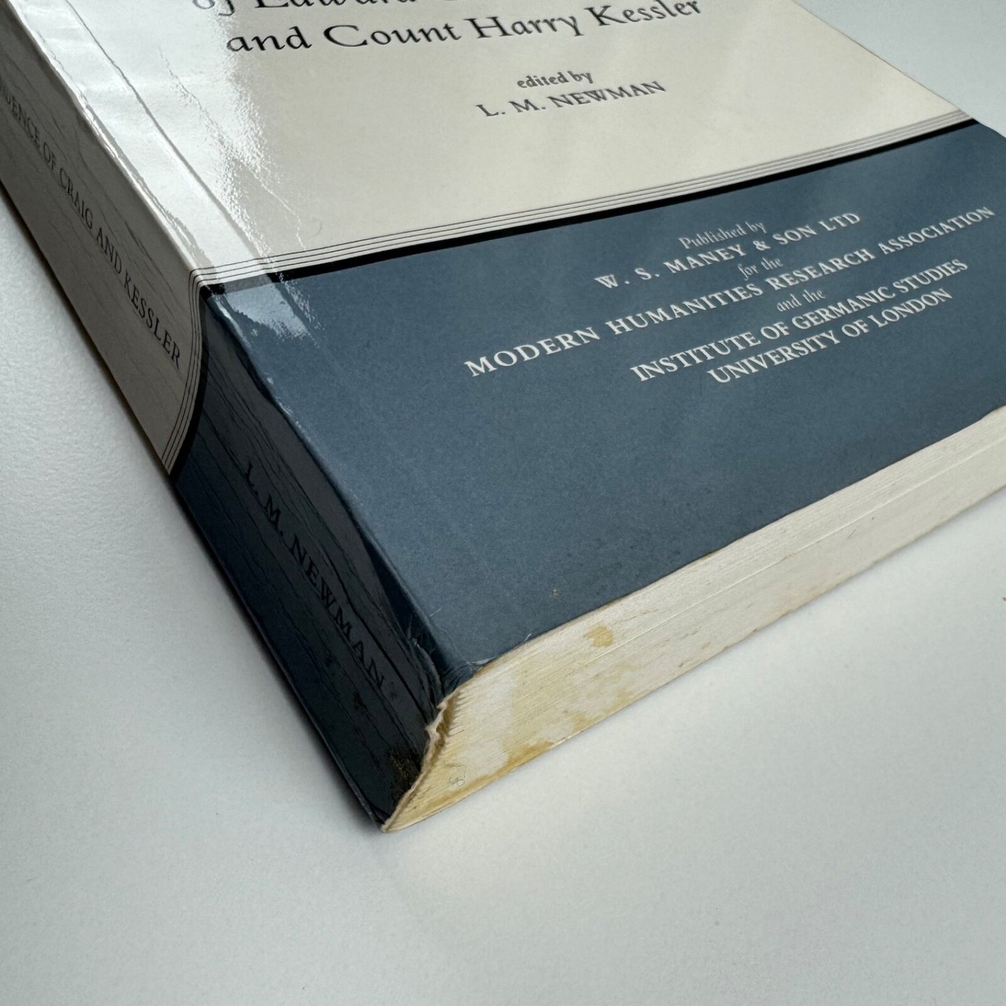 The Correspondence of Edward Gordon Craig and Count Harry Kessler ed L.M. Newman. Institute of Germanic Studies. 1995. Maney & Son, 1995