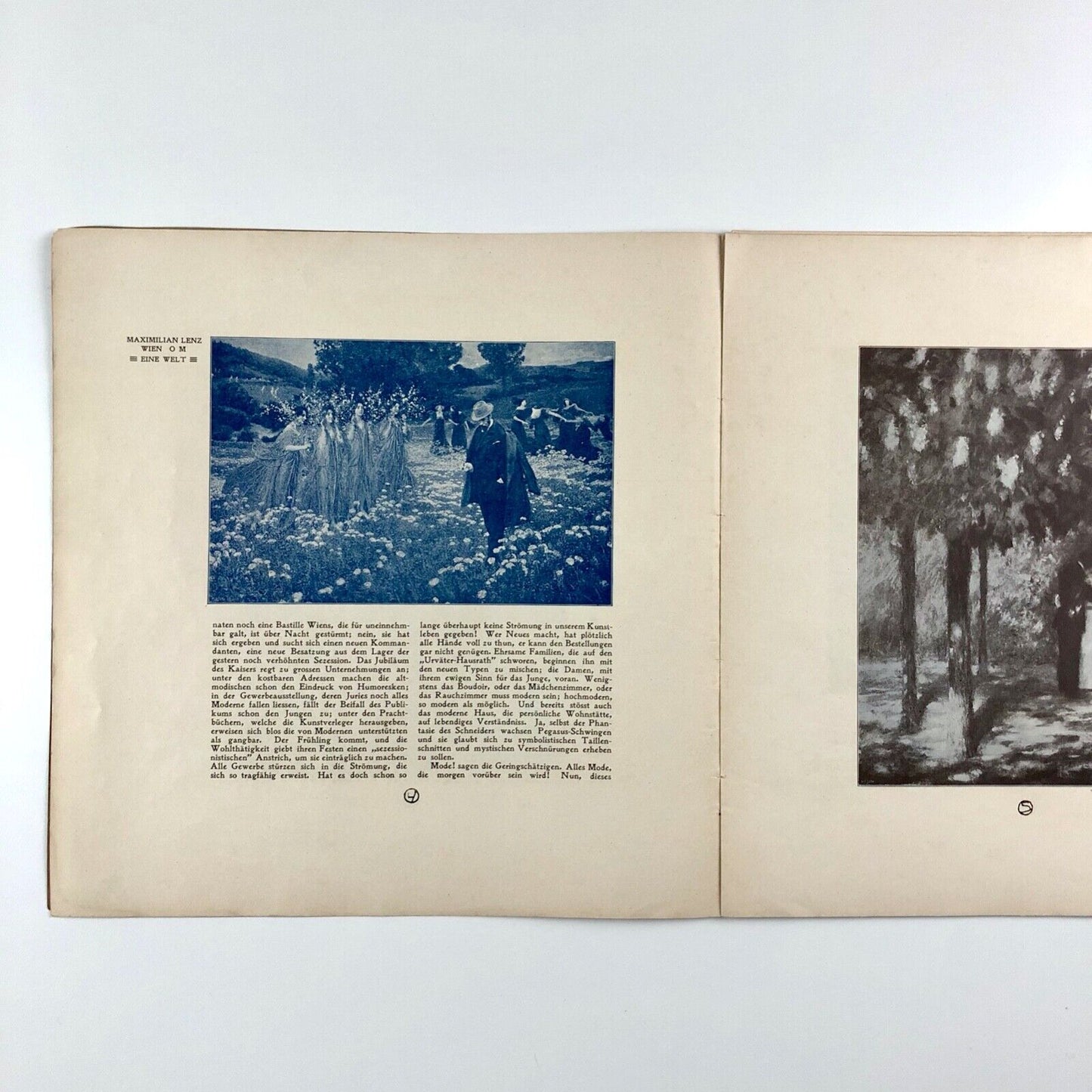 Ver Sacrum Vienna Secession art magazine - heft 7 1899 (Poor condition)