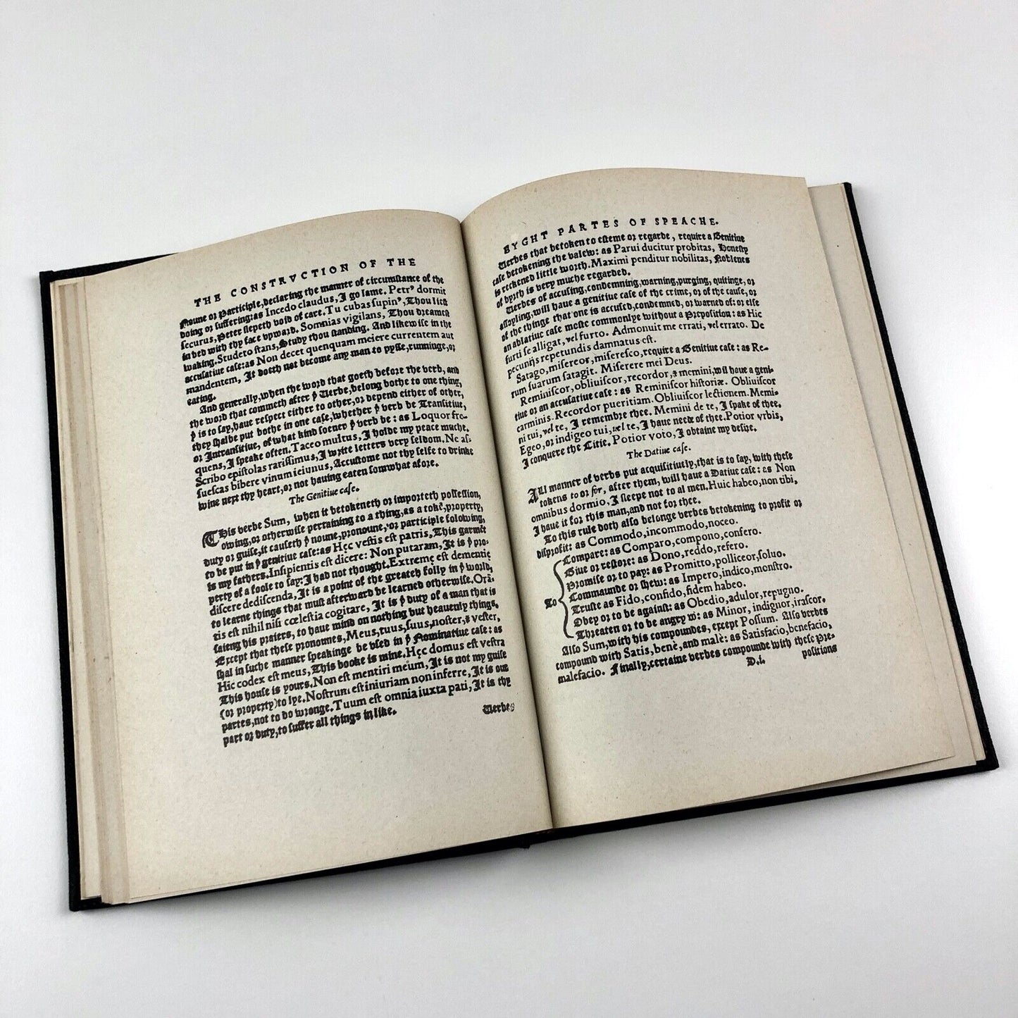 A Shorte Introduction of Grammar by William Lily | 1945 facsimile edition