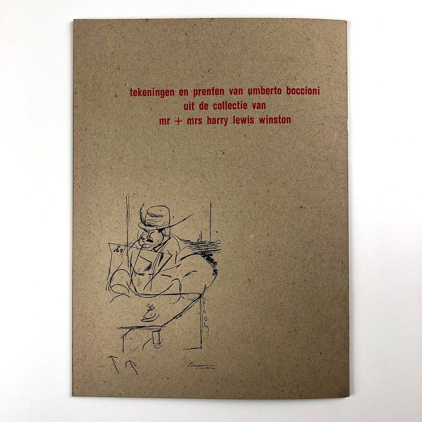 Umberto Boccioni | Stedelijk Museum exhibition catalogue, 1962 cat.no. 304