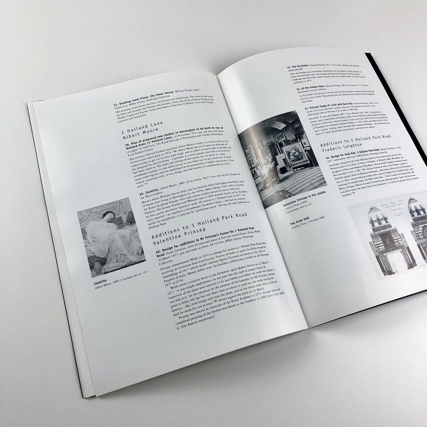 Leaflet for Artists At Home: The Holland Park Circle by Caroline Dakers | Leighton House Museum, 2000