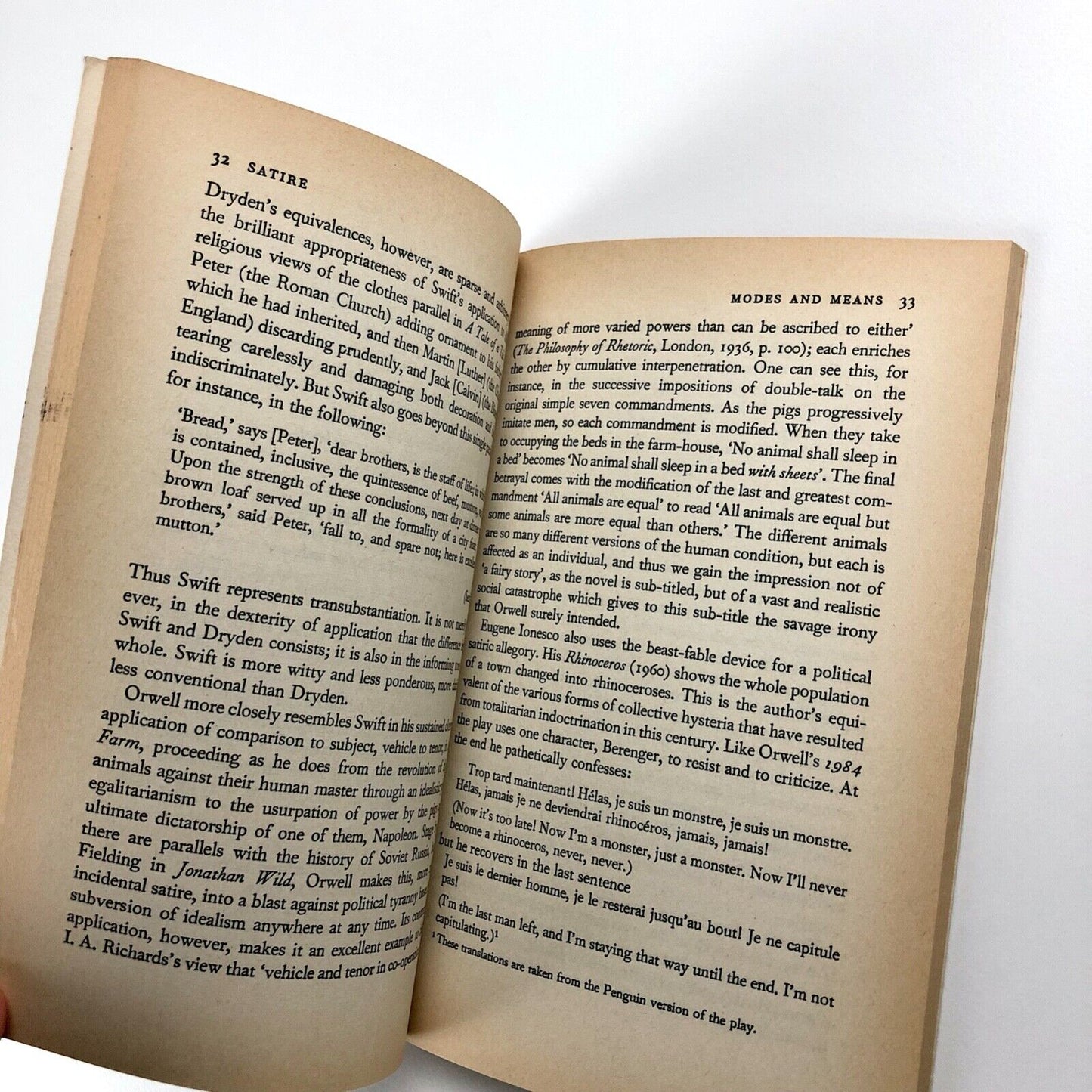 The Critical Idiom – Satire by Arthur Pollard | Methuen & Co, 1976
