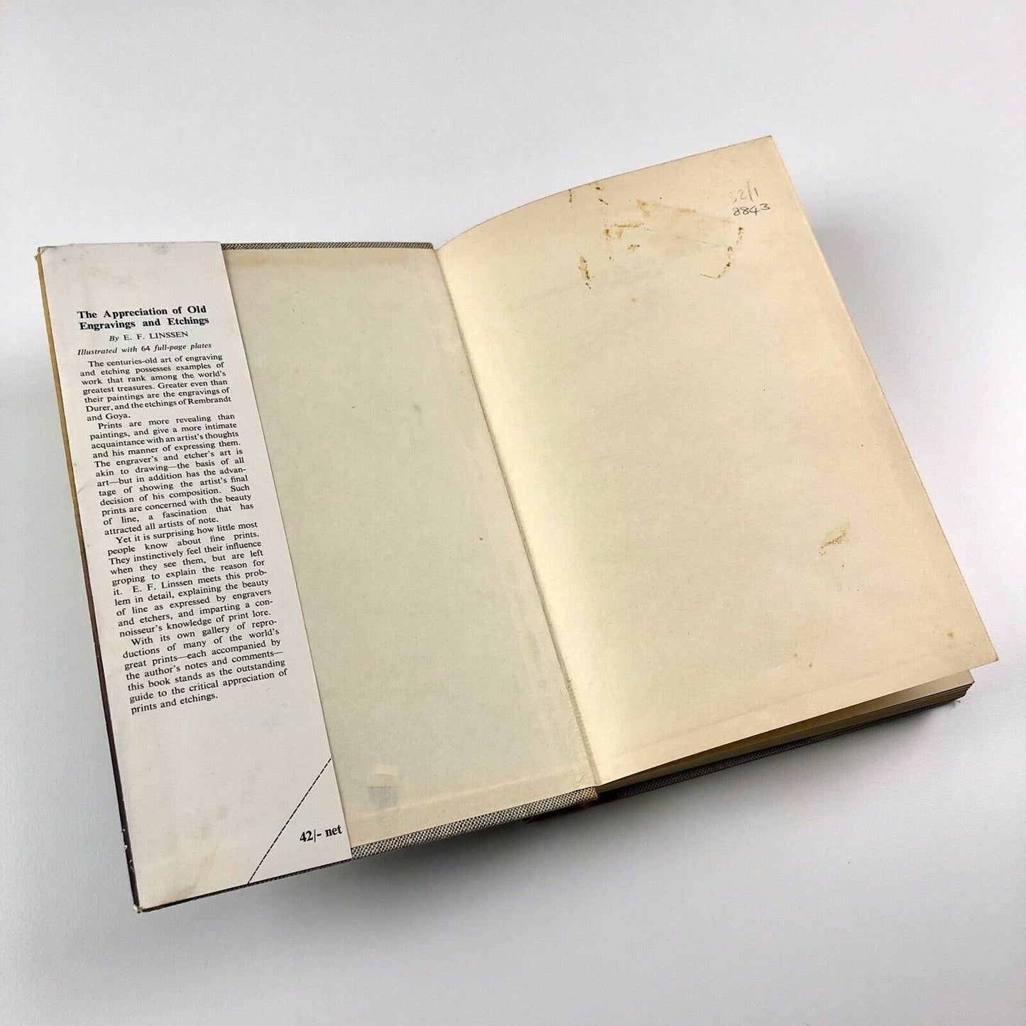The Appreciation of Old Engravings and Etchings by E. F. Linssen | Herbert Jenkins, London, 1951