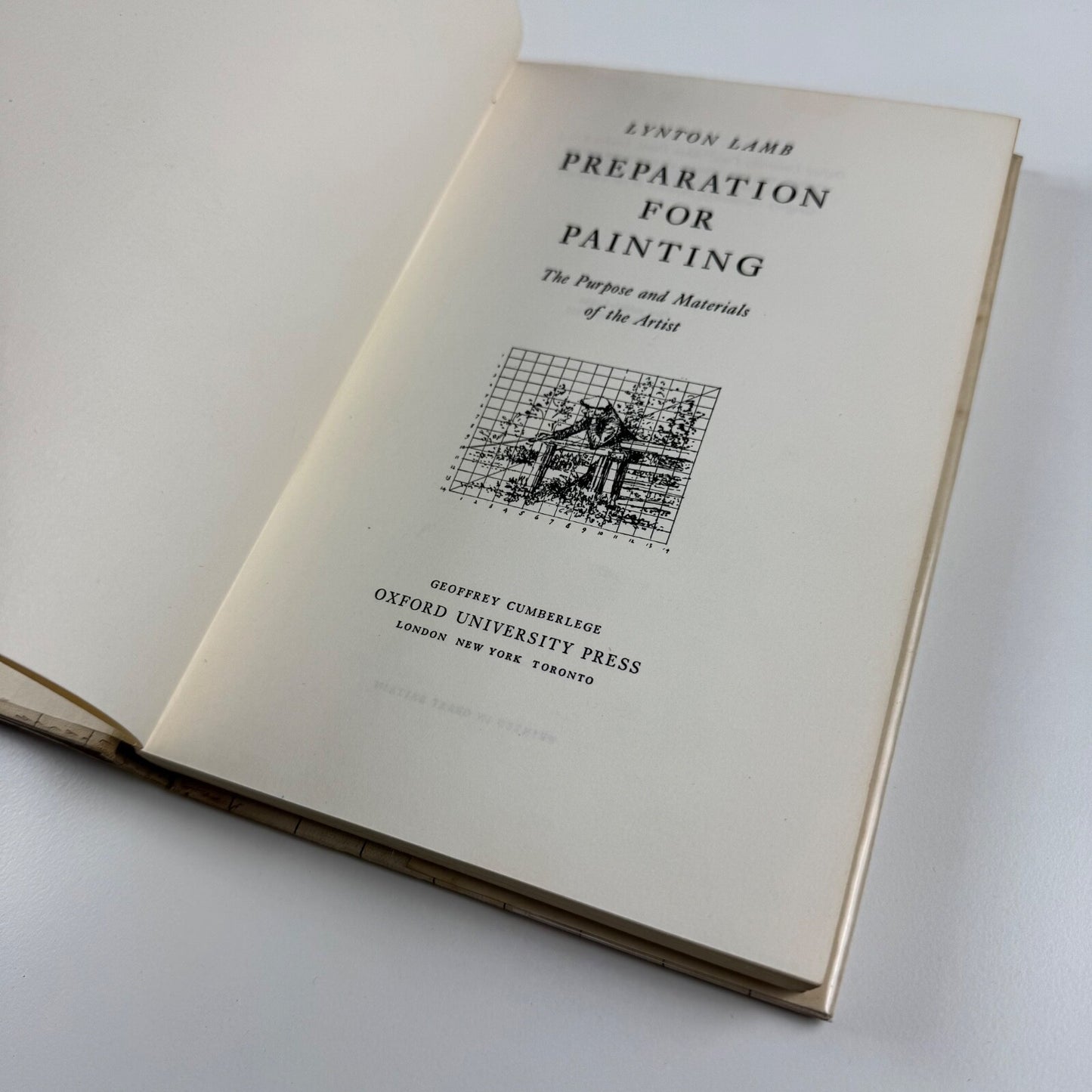 Preparation for Painting. The Purpose and Materials of the Artist by Lynton Lamb | Oxford University Press, 1955 second impression