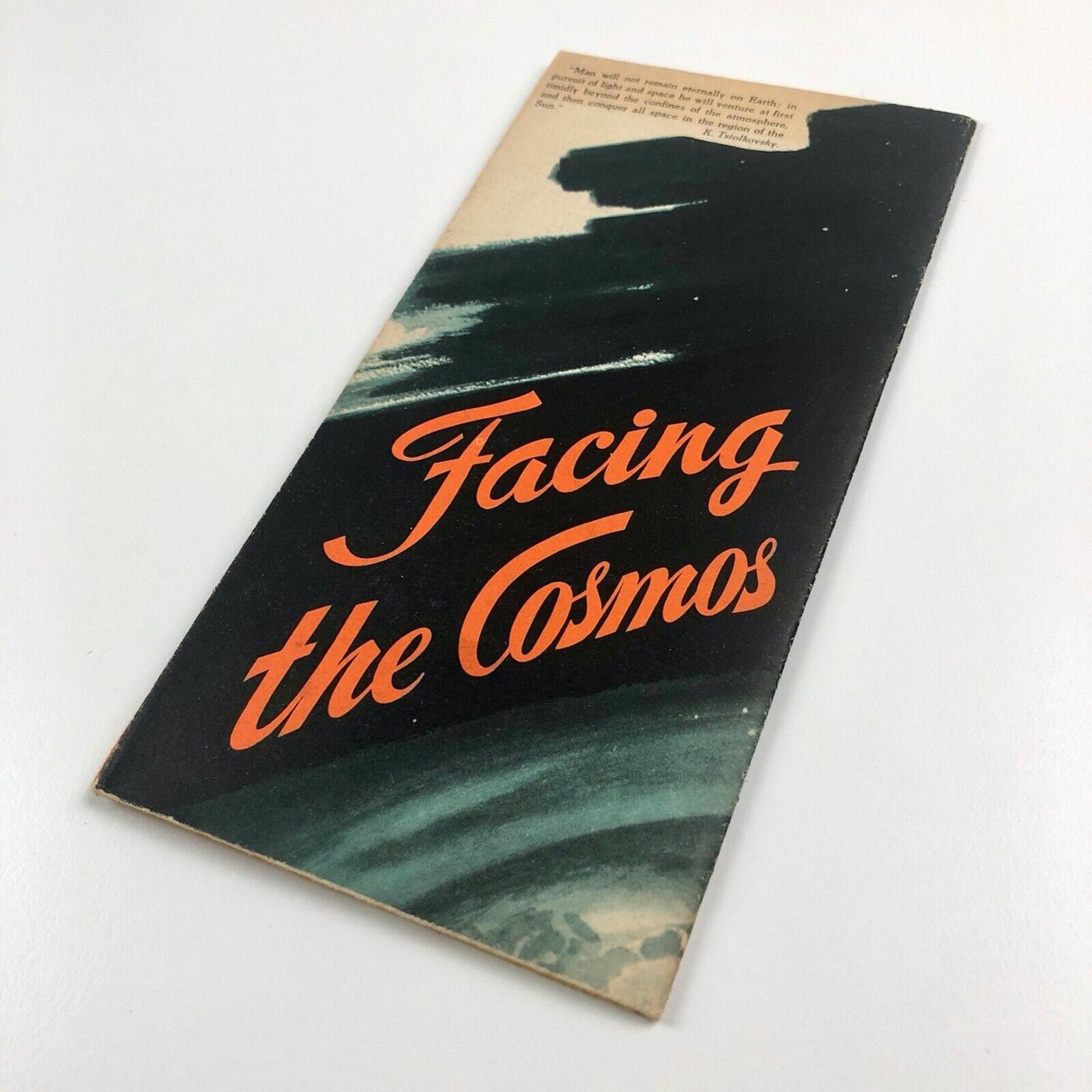 Facing the Cosmos leaflet | USSR Section, Brussels Universal International Exhibition 1958