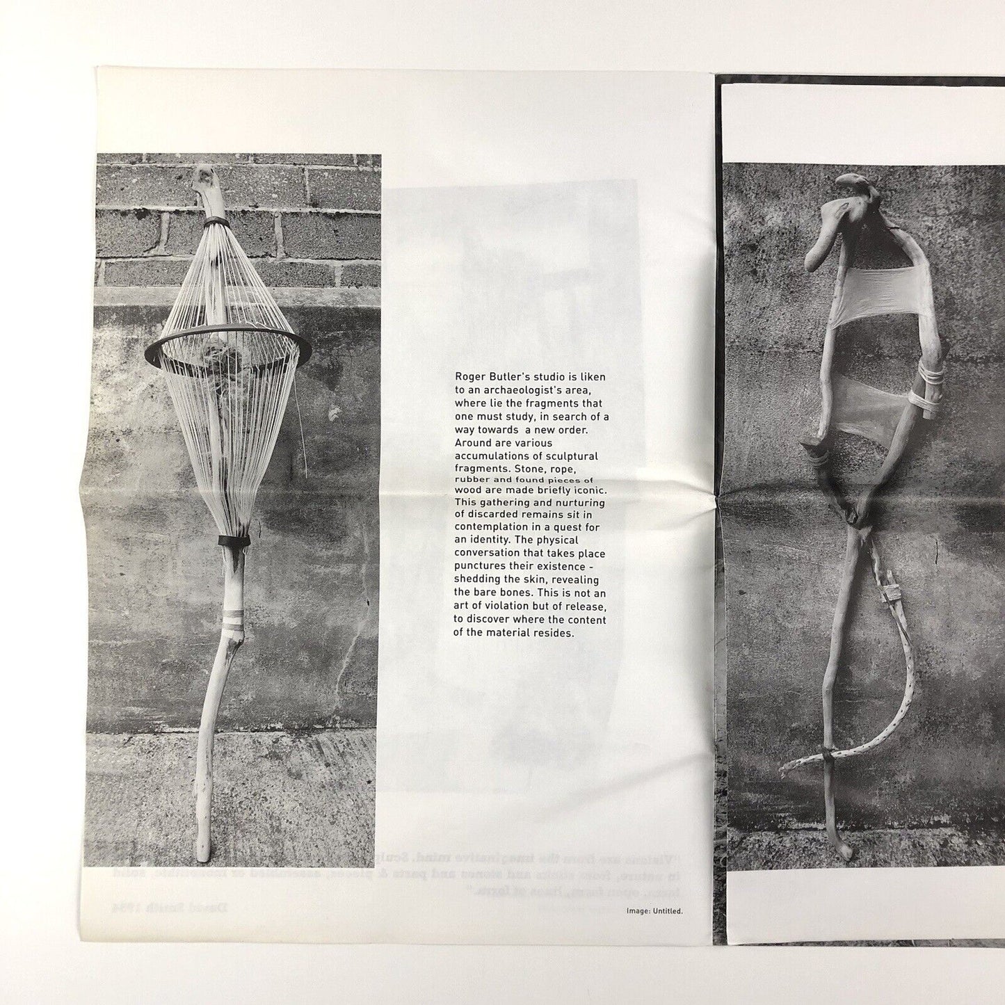 Who Pushes the Buttons? Sculptures by Roger Butler | essay by John Crossley | Michael West Gallery, 2000