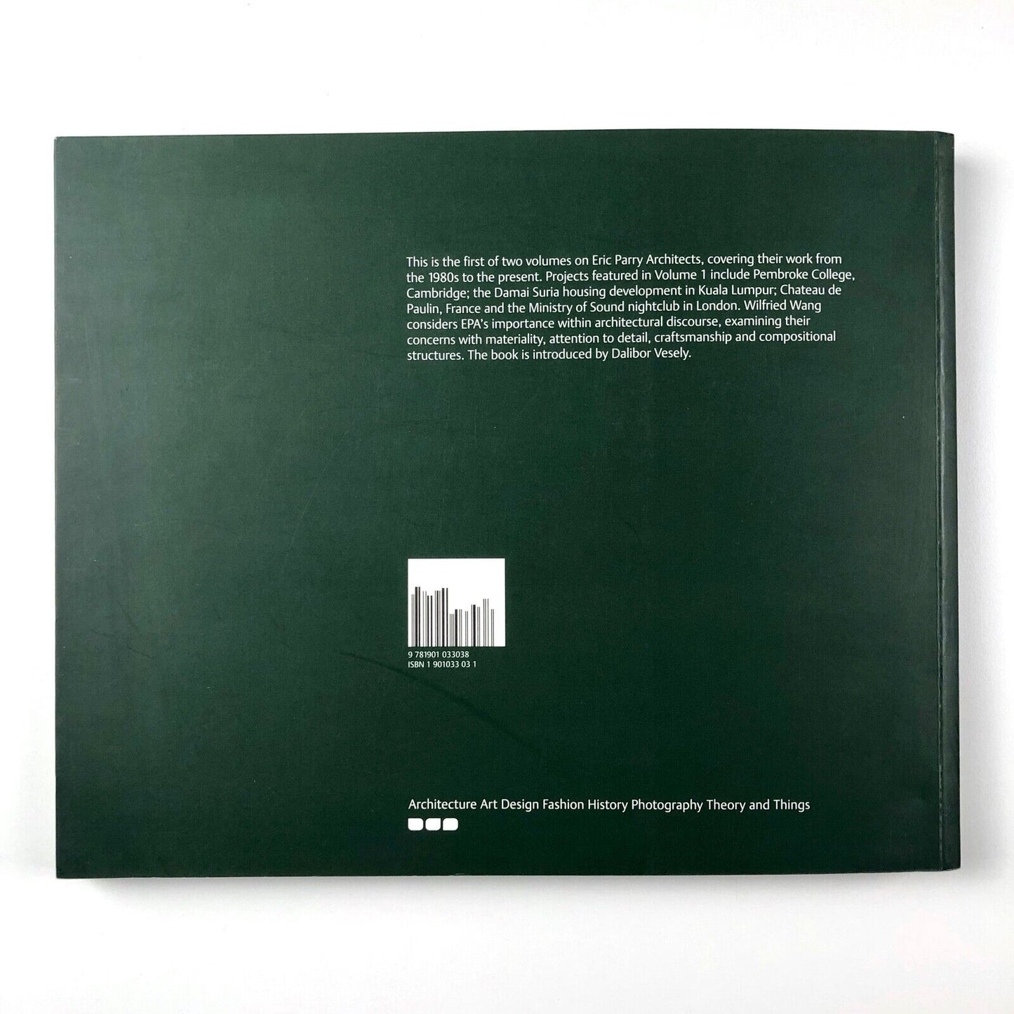 Eric Parry Architects Volume 1 | Introduction by Dalibor Vesely | Black Dog Publishing, 2002