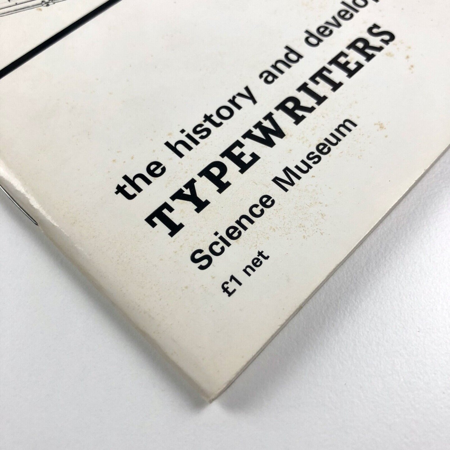 History and Development of Typewriters by G. Tilghman Richards | Science Museum HMSO 1964