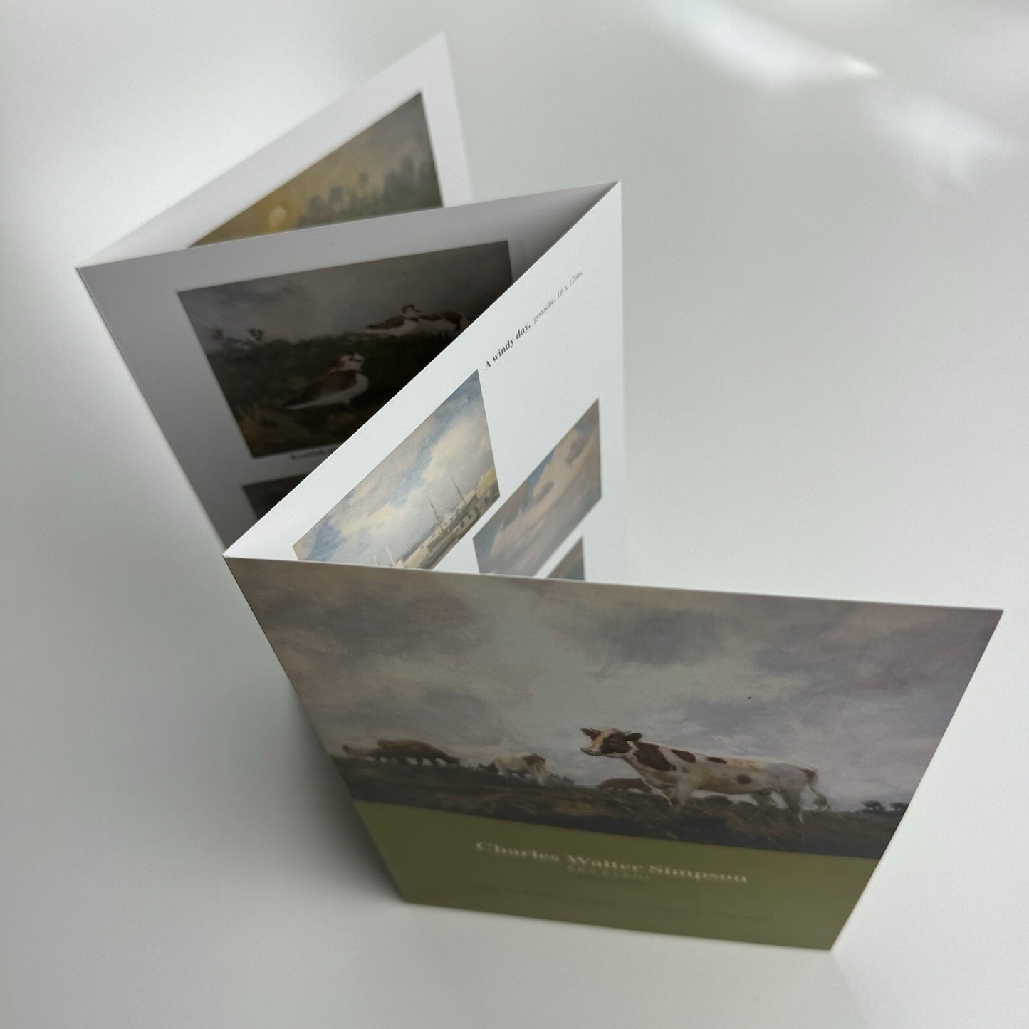 Folded card – Charles Walter Simpson | Davison-Thomas Fine Art, Penzance 2006