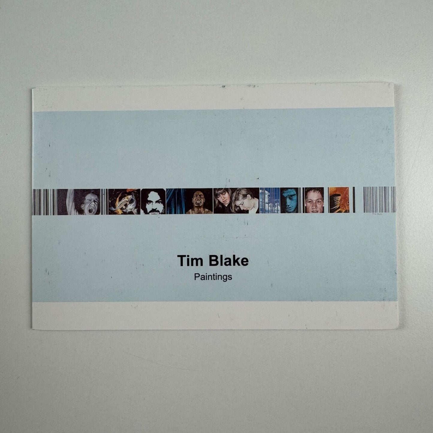 Promotional fold out card for Tim Blake Paintings, undated
