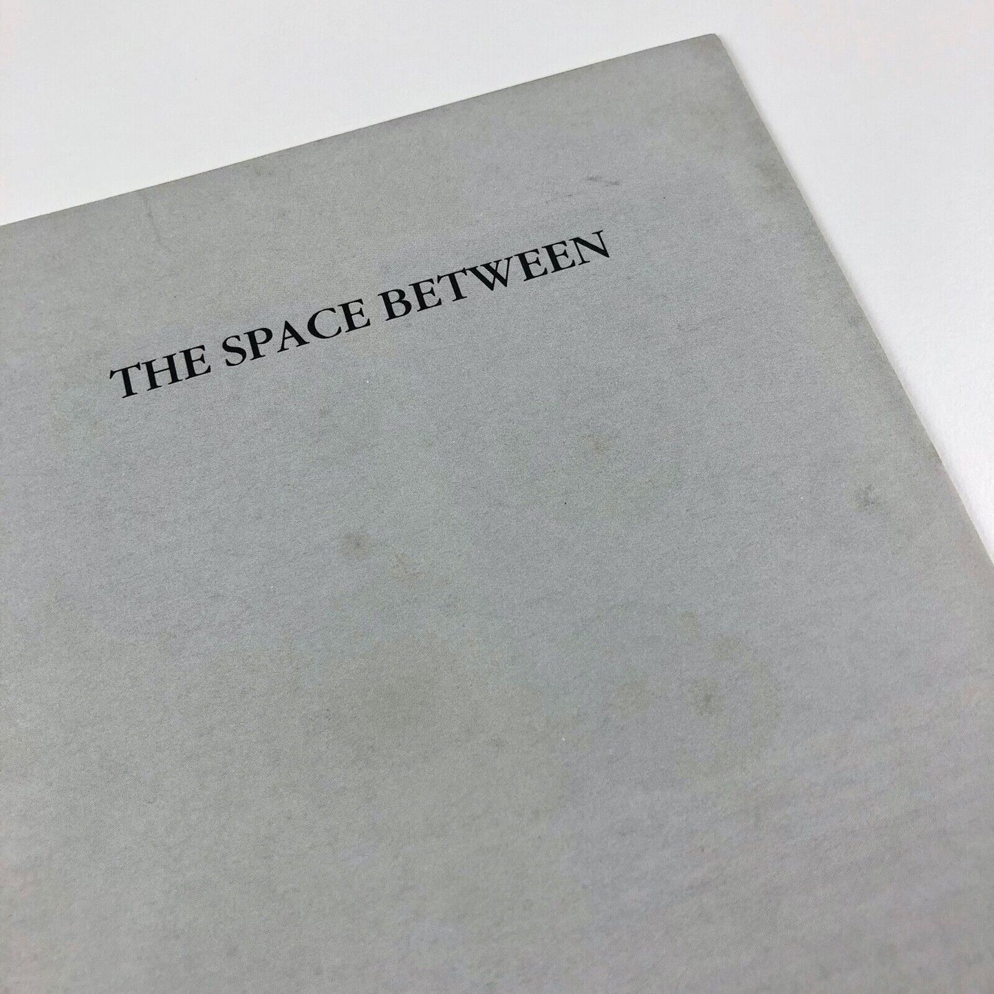 The Space Between – exhibition leaflet | John Hansard Gallery Southampton, 1986