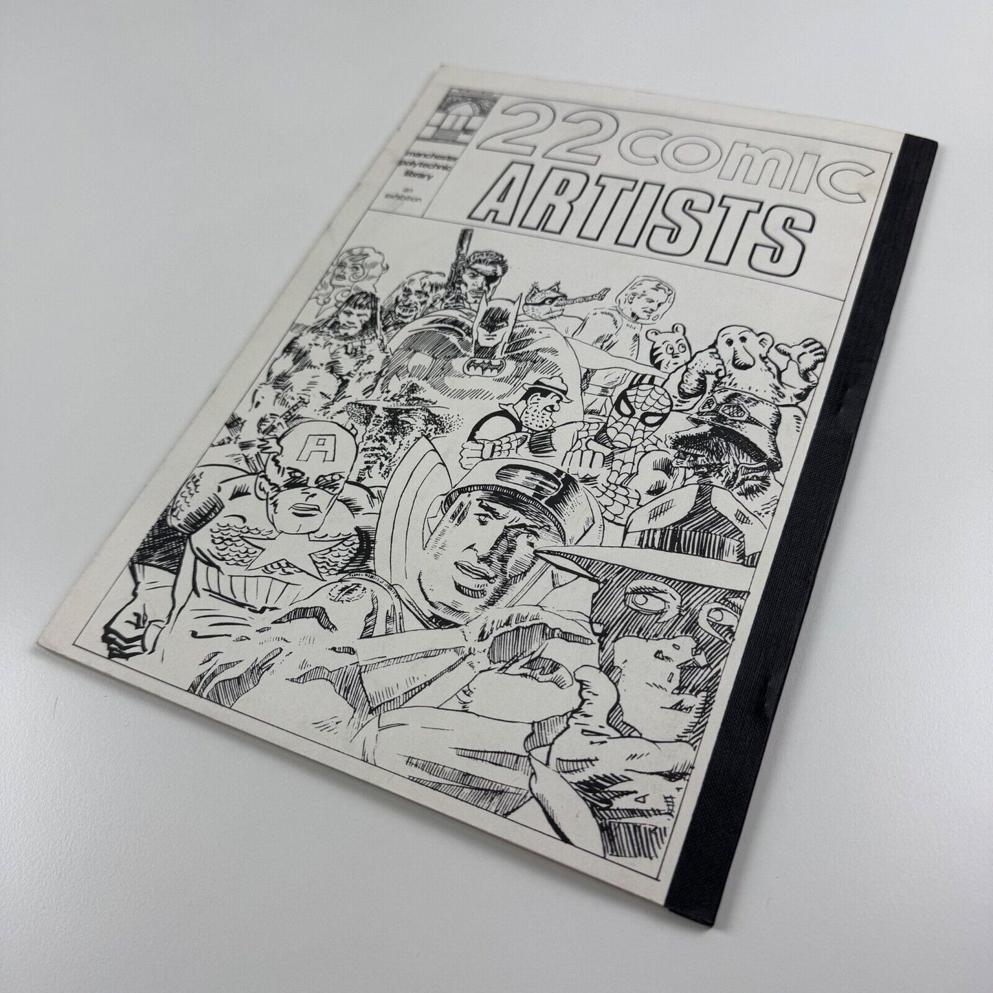22 comic artists. Text by D. Huxley. Produced to accompany an exhibition at Manchester Polytechnic Library, undated