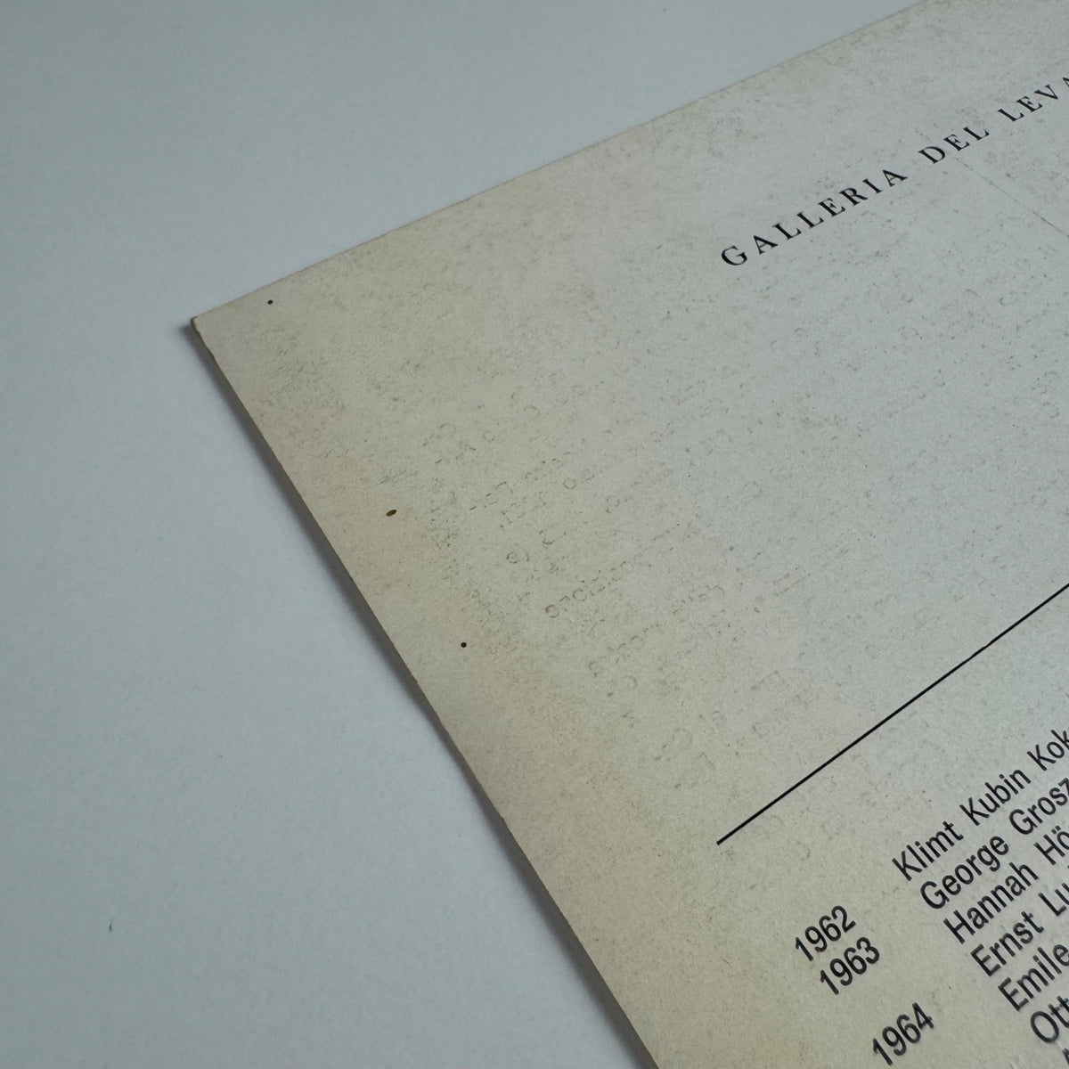 Giulio Aristide Sartorio | Galleria del Levante, Milano, 1974