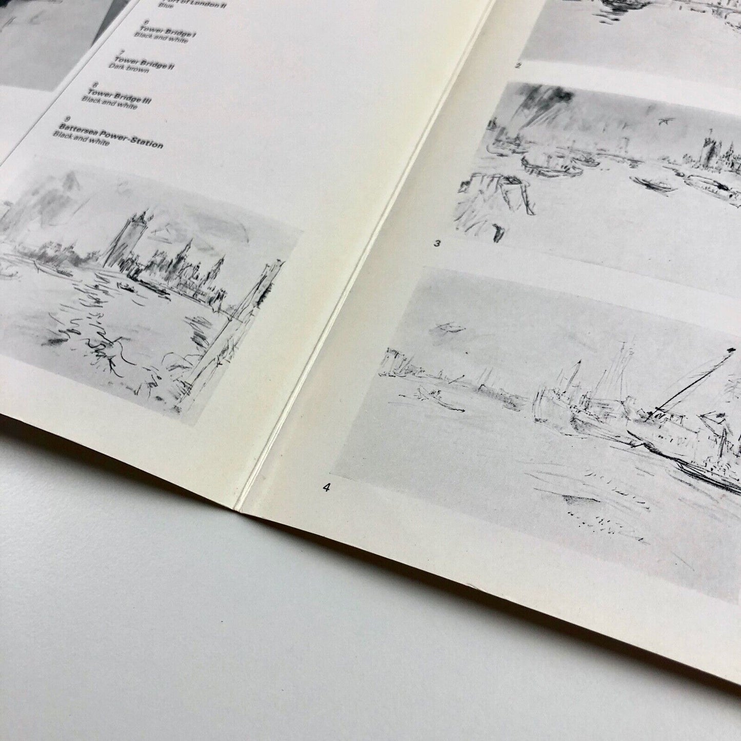 Catalogue/card for Oskar Kokoschka: London from the River Thames | Marlborough Graphics, 1967