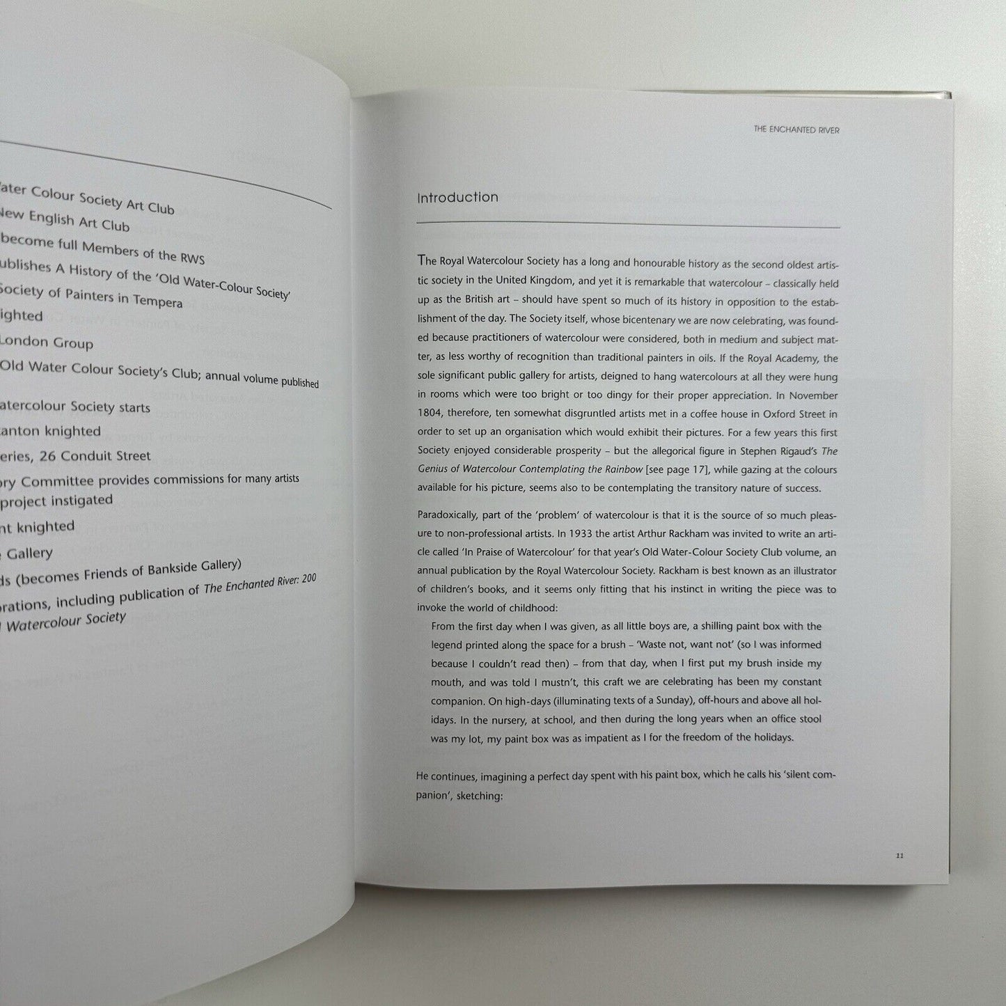 The Enchanted River. Two hundred years of the Royal Watercolour Society by Simon Fenwick | Sansom and Company, 2008