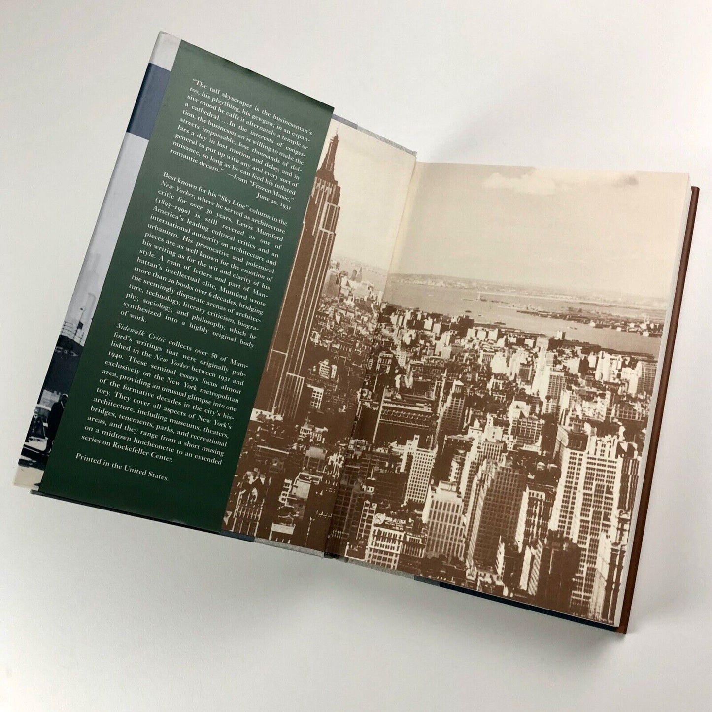 Sidewalk Critic: Lewis Mumford's Writings on New York edited by Robert Wojtowicz | Princeton University Press, 1998