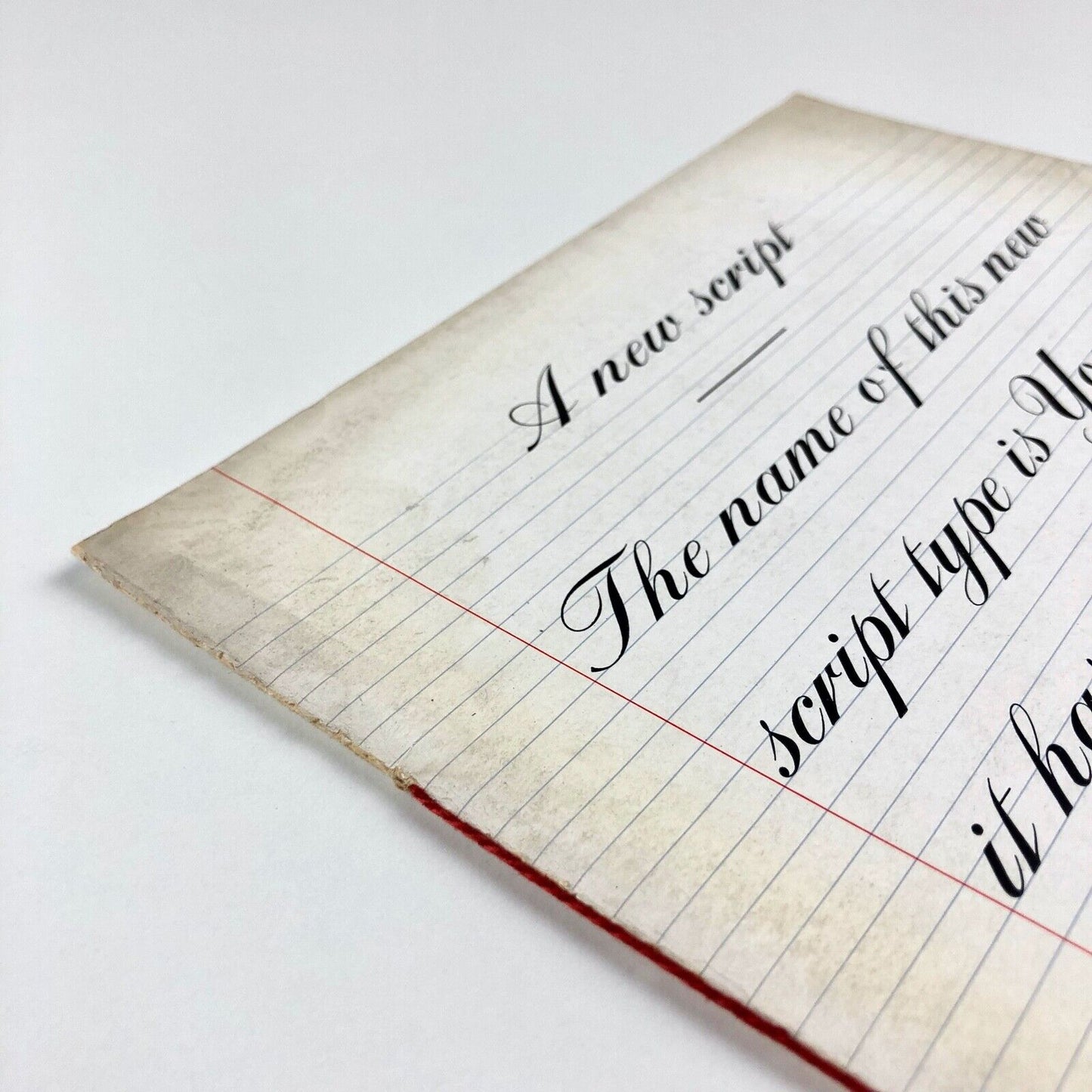 Youthline script type | Stephenson Blake | Type specimen booklet, undated