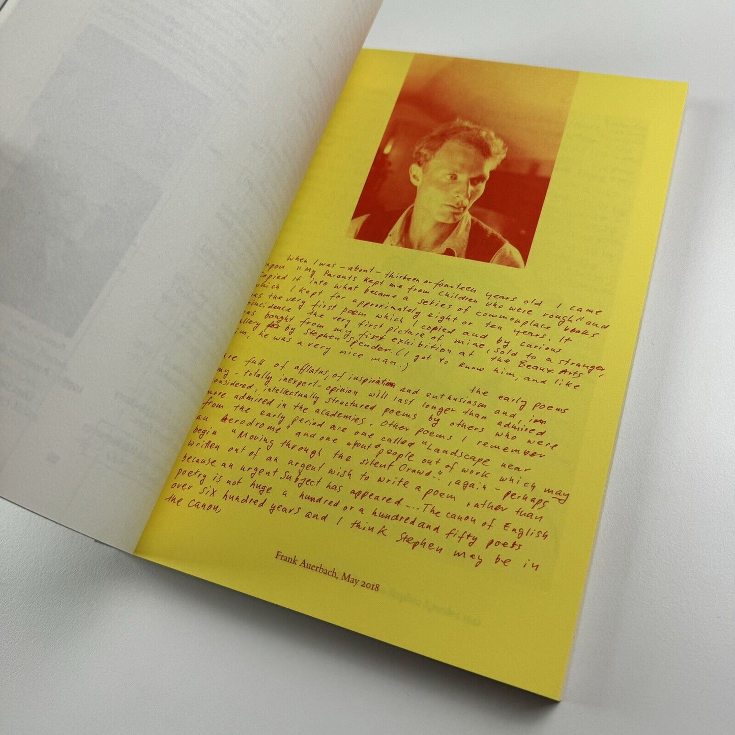 The Worlds of Stephen Spender. I think continually of those who were truly great… | Hauser & Worth Frieze Masters catalogue, 2018