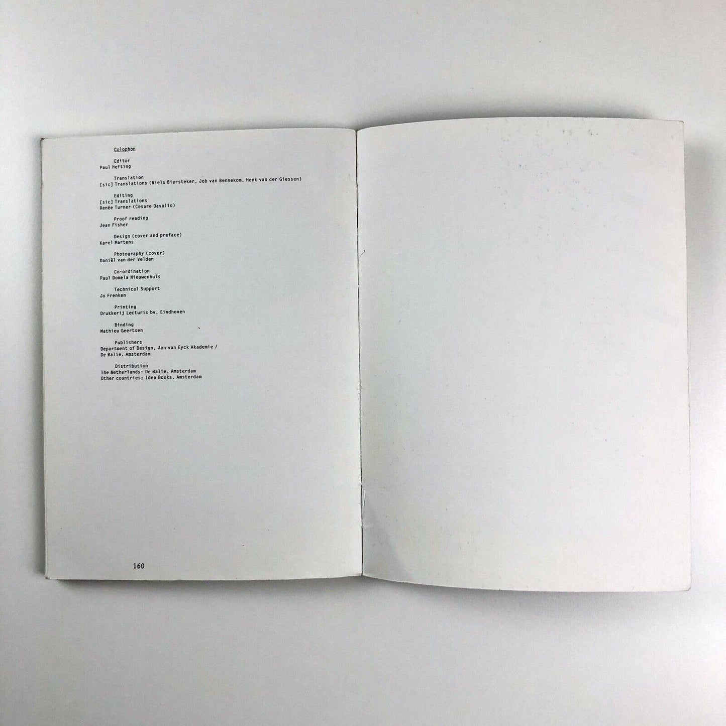 View to the future. Graphic design to-day and tomorrow | Jan van Eyck Akademie, Maastricht, 1997