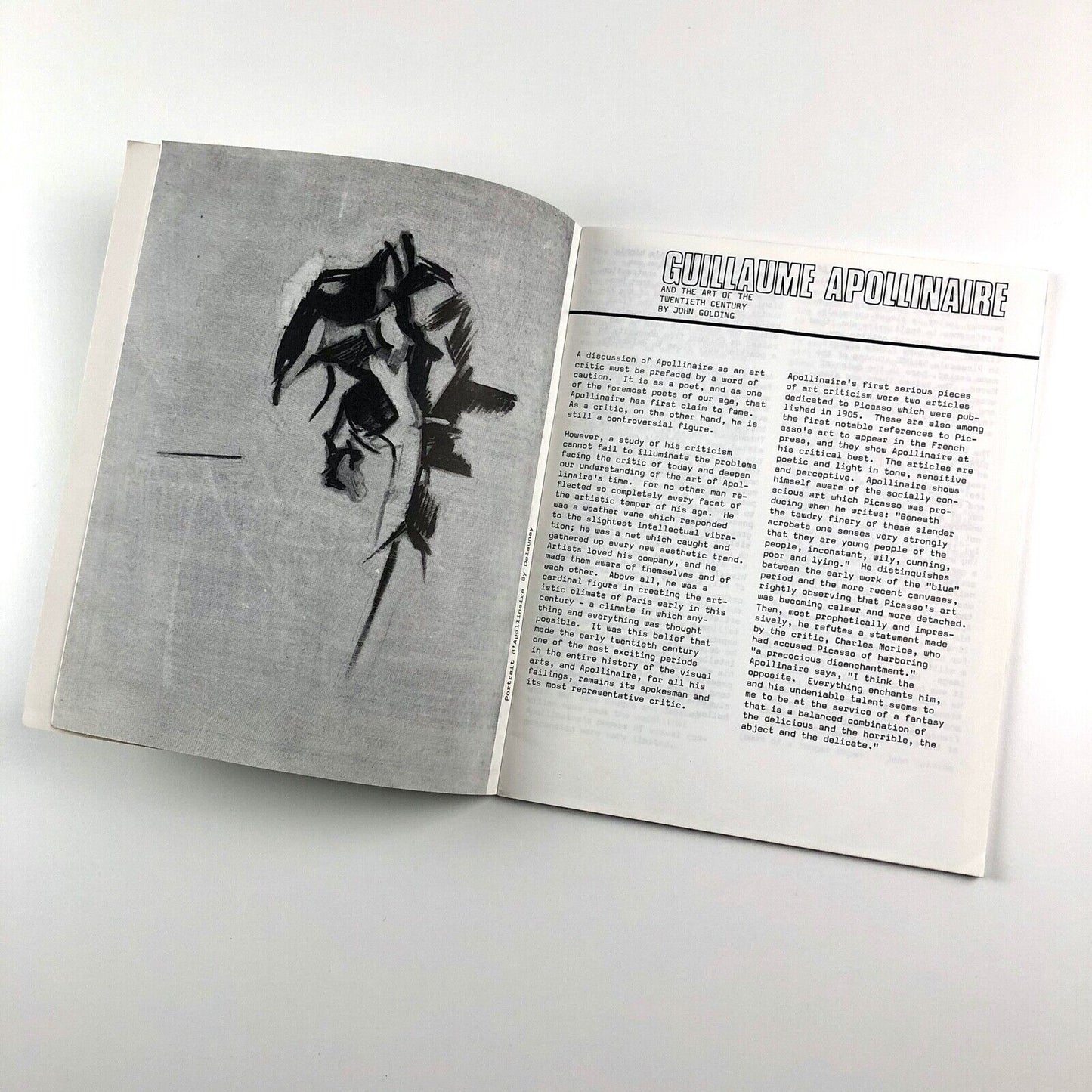 The Magazine of the Institute of Contemporary Arts, November 1968, no. 8. Guillaume Apollinaire