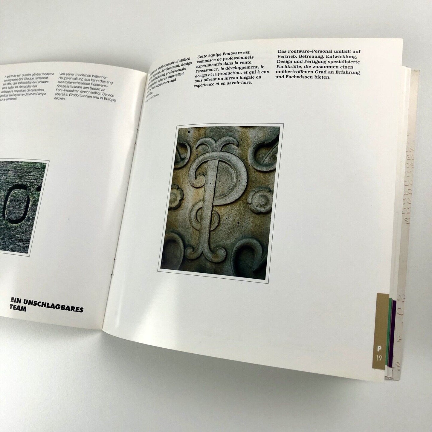 Odd Types - photography of letterforms | Fontware Limited brochure