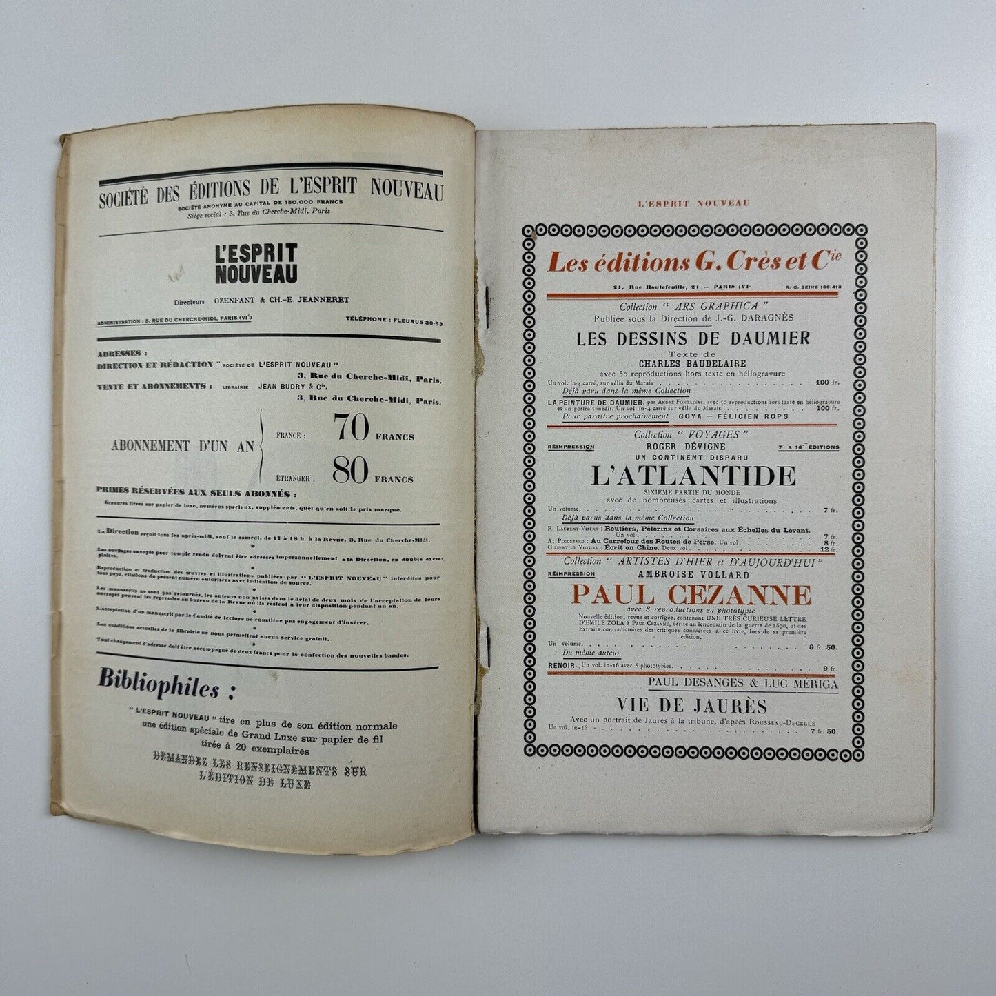 L'Esprit Nouveau journal | Issue No. 24 1924 | Amédée Ozenfant and Le Corbusier