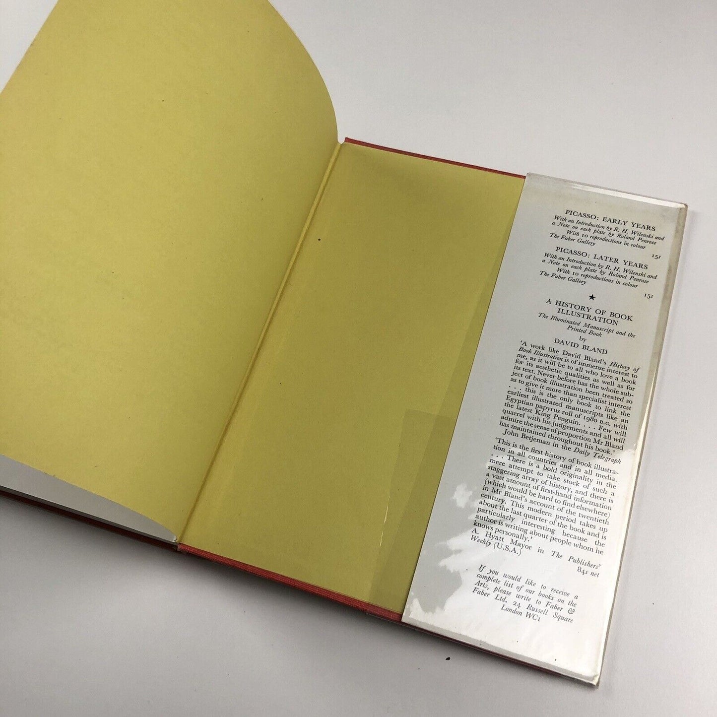 Picasso as a Book Artist by Abraham Horodisch | Faber & Faber, 1962
