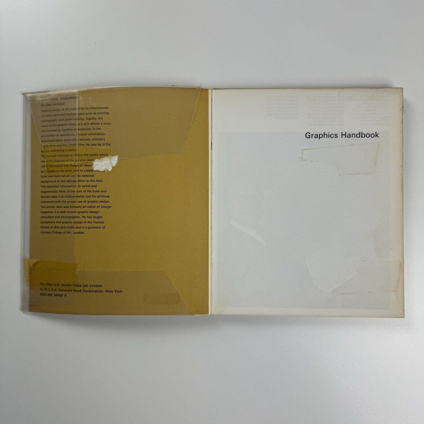 Graphics Handbook by Ken Garland | Studio Vista Ltd, 1969 reprint