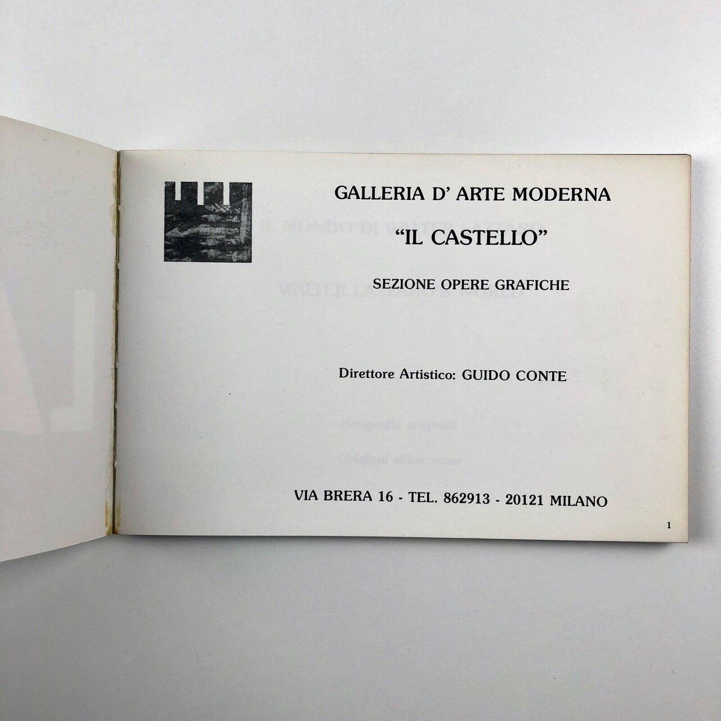 Walter Lazzaro's World – original silkscreens | Il Castello Milan, 1988