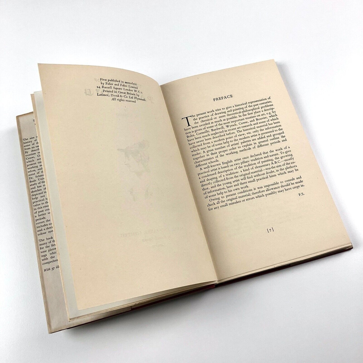 The Practice of Painting by F. Schmid | Faber and Faber Limited, London, 1948