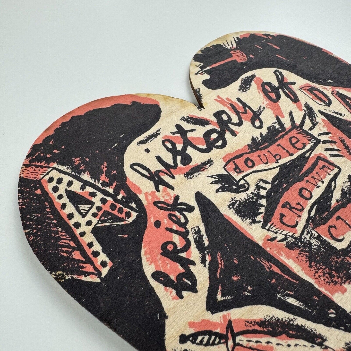 Jonny Hannah – A Brief History of Darktown | Double Crown Club – plywood keepsake, 2013