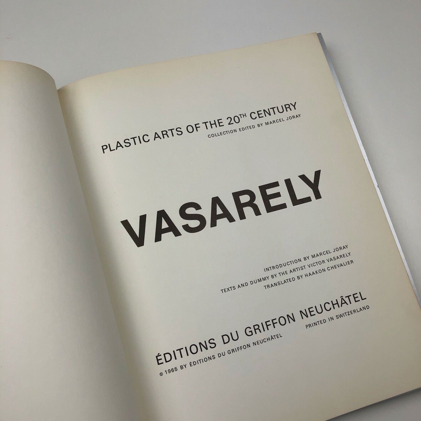 Vasarely | Plastic Arts of the 20th Century (Victor Vasarely, 1965)